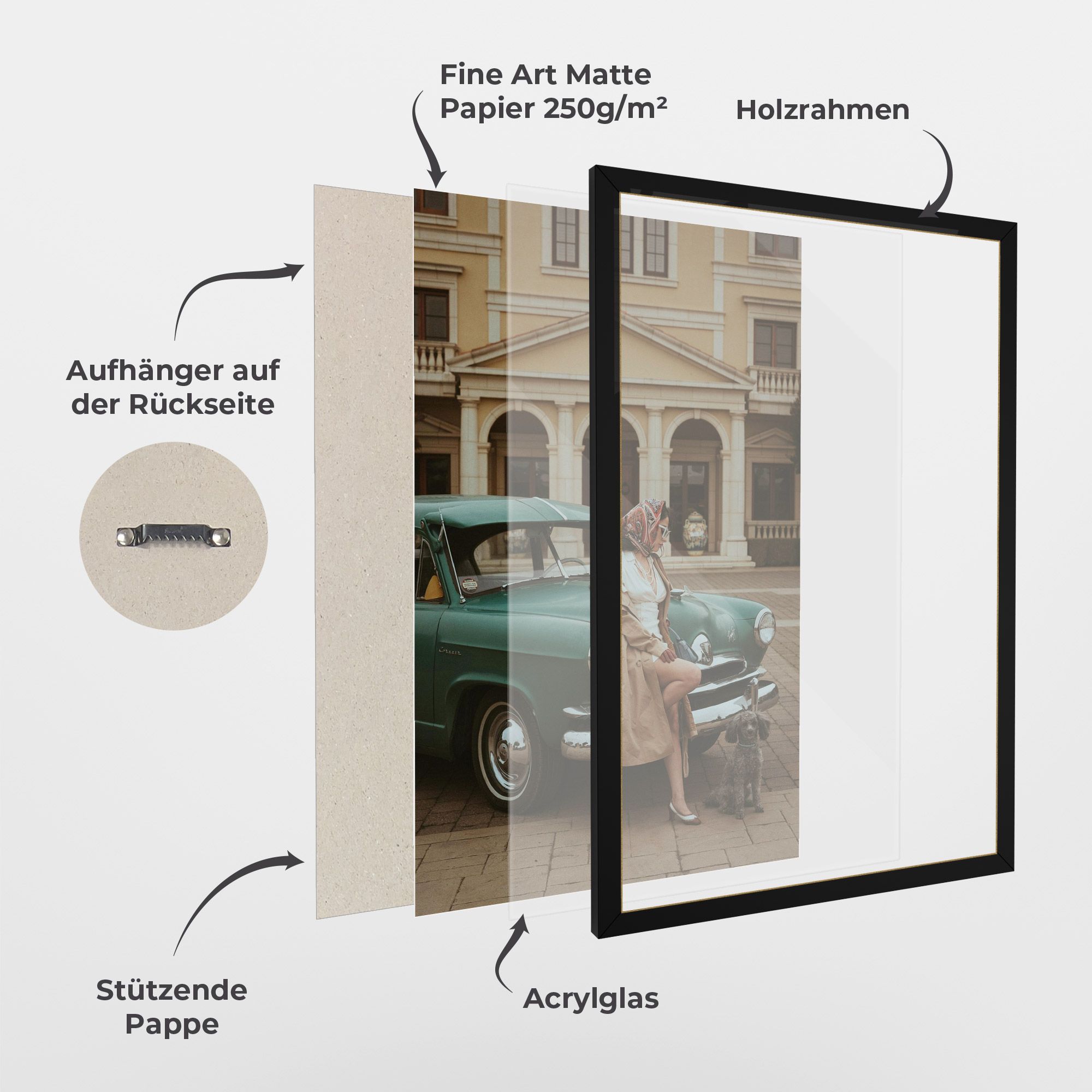 Vintage Lady Car mockup 1