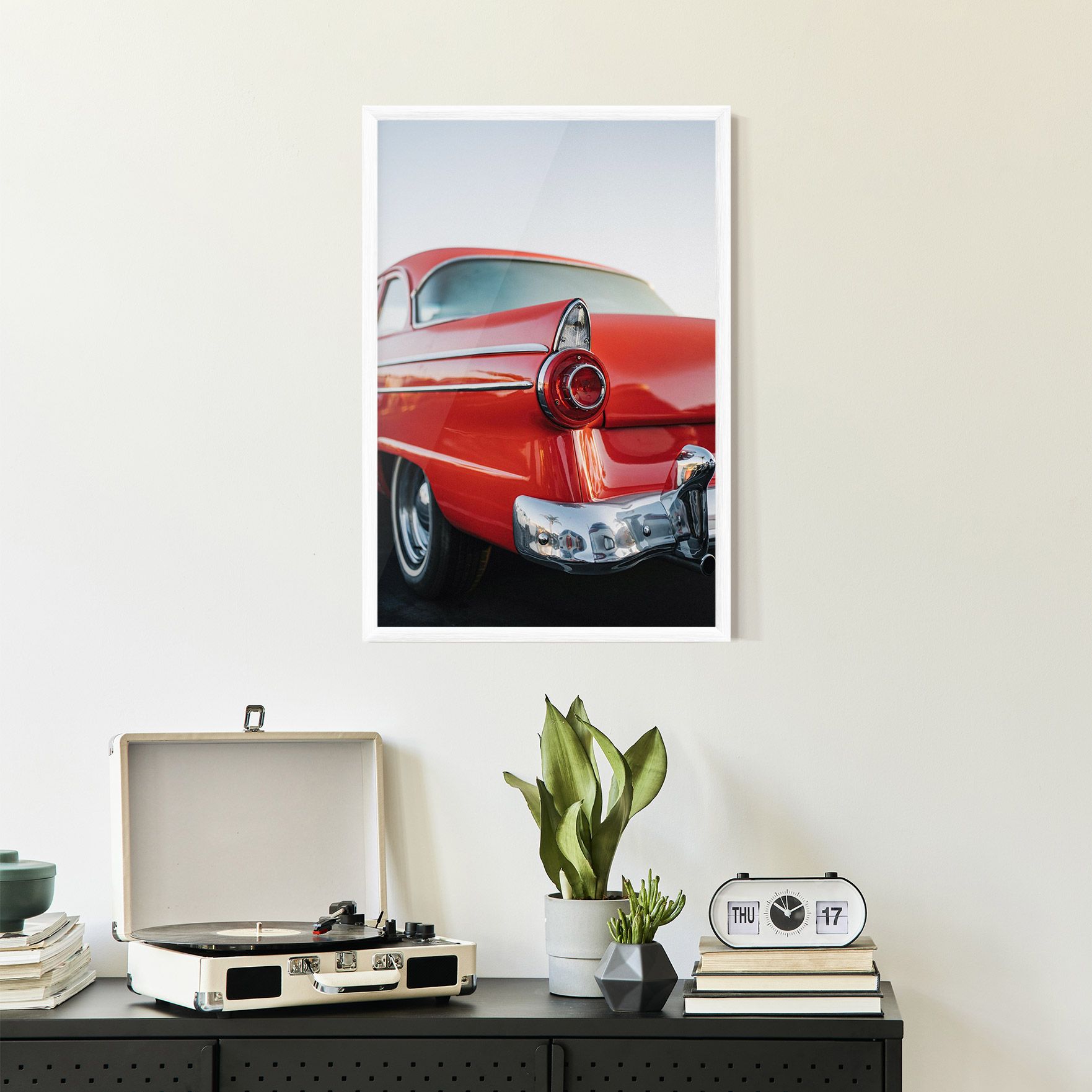 Car Classic Red mockup 2