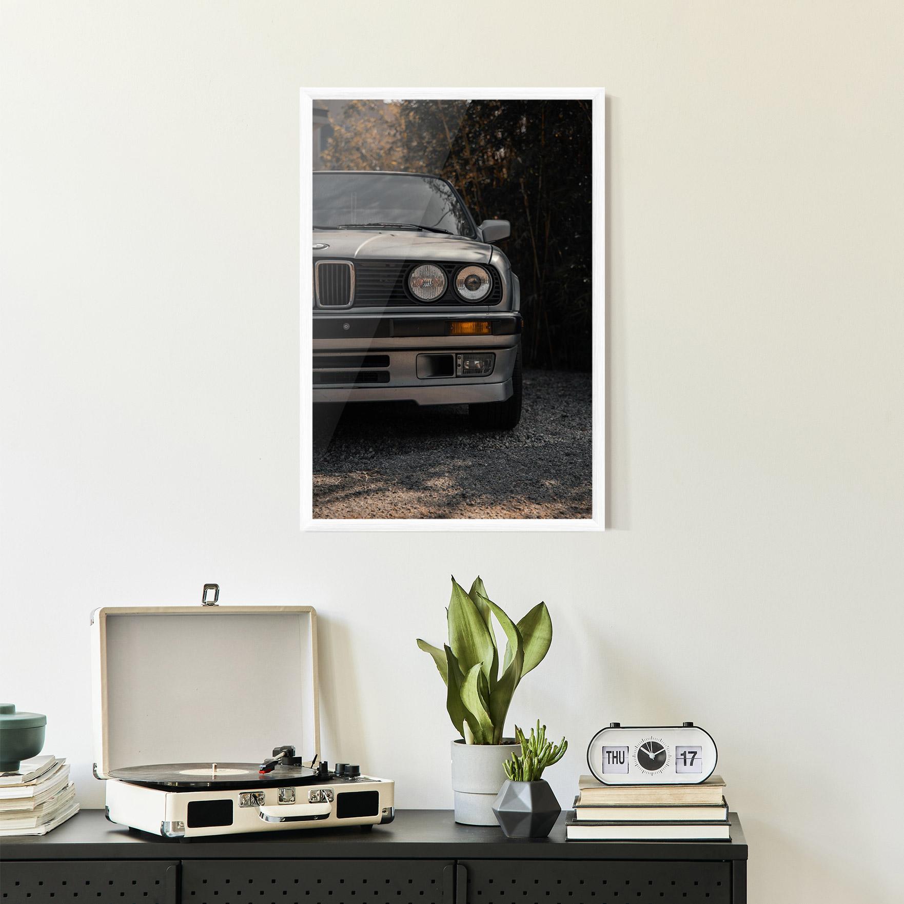 Gerahmte Poster Old Bmw Car mockup 2