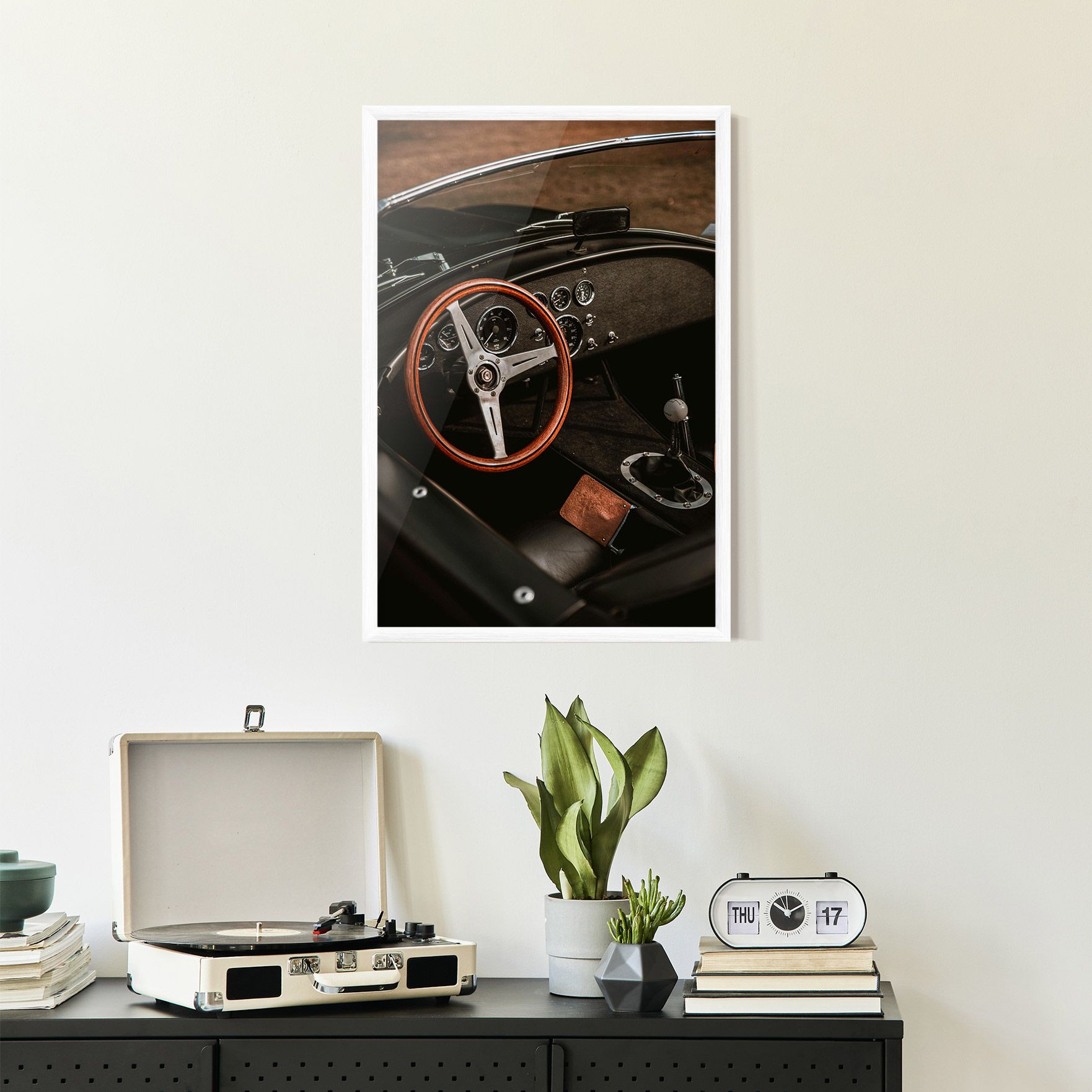 Orange Steering Wheel mockup 2