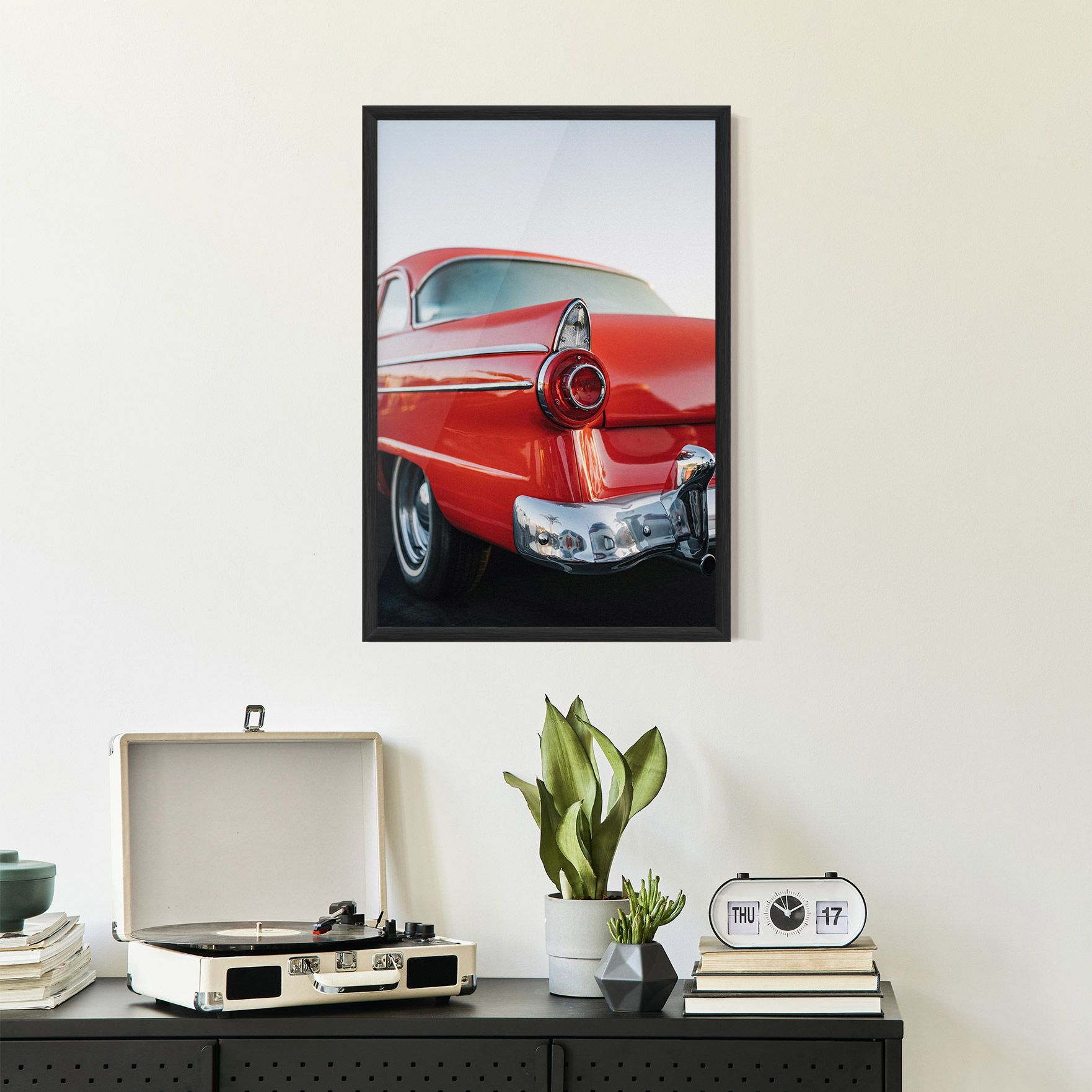 Car Classic Red mockup 2