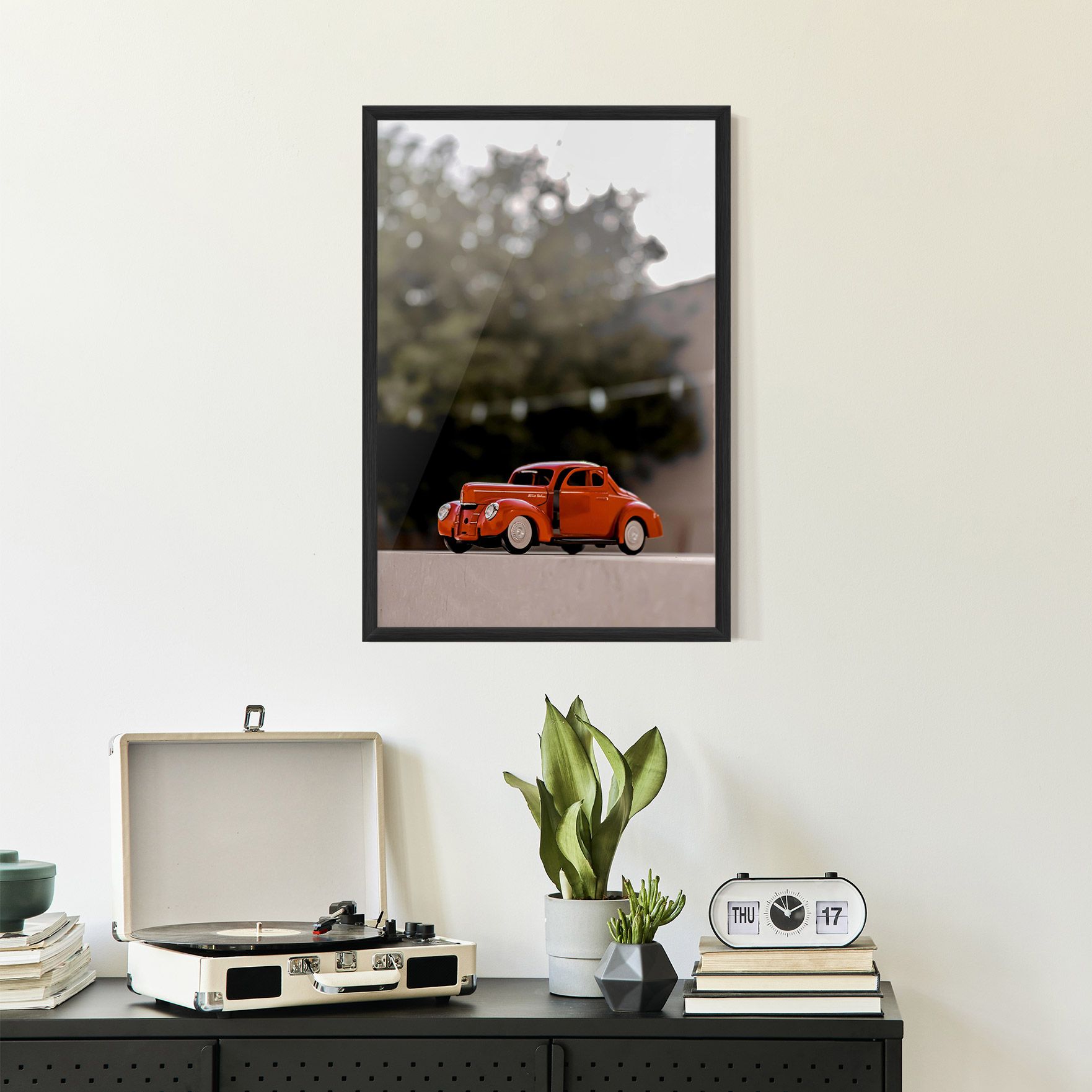 Orange Toy Car mockup 2