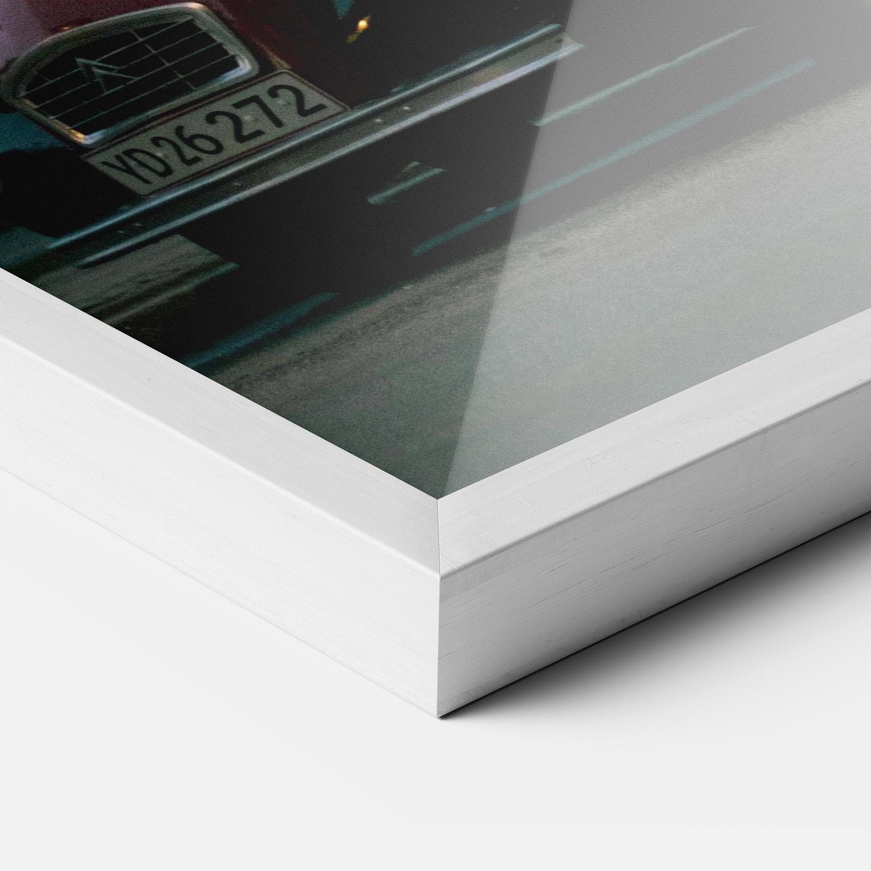 Gerahmte Poster Beautiful Old Car mockup 3