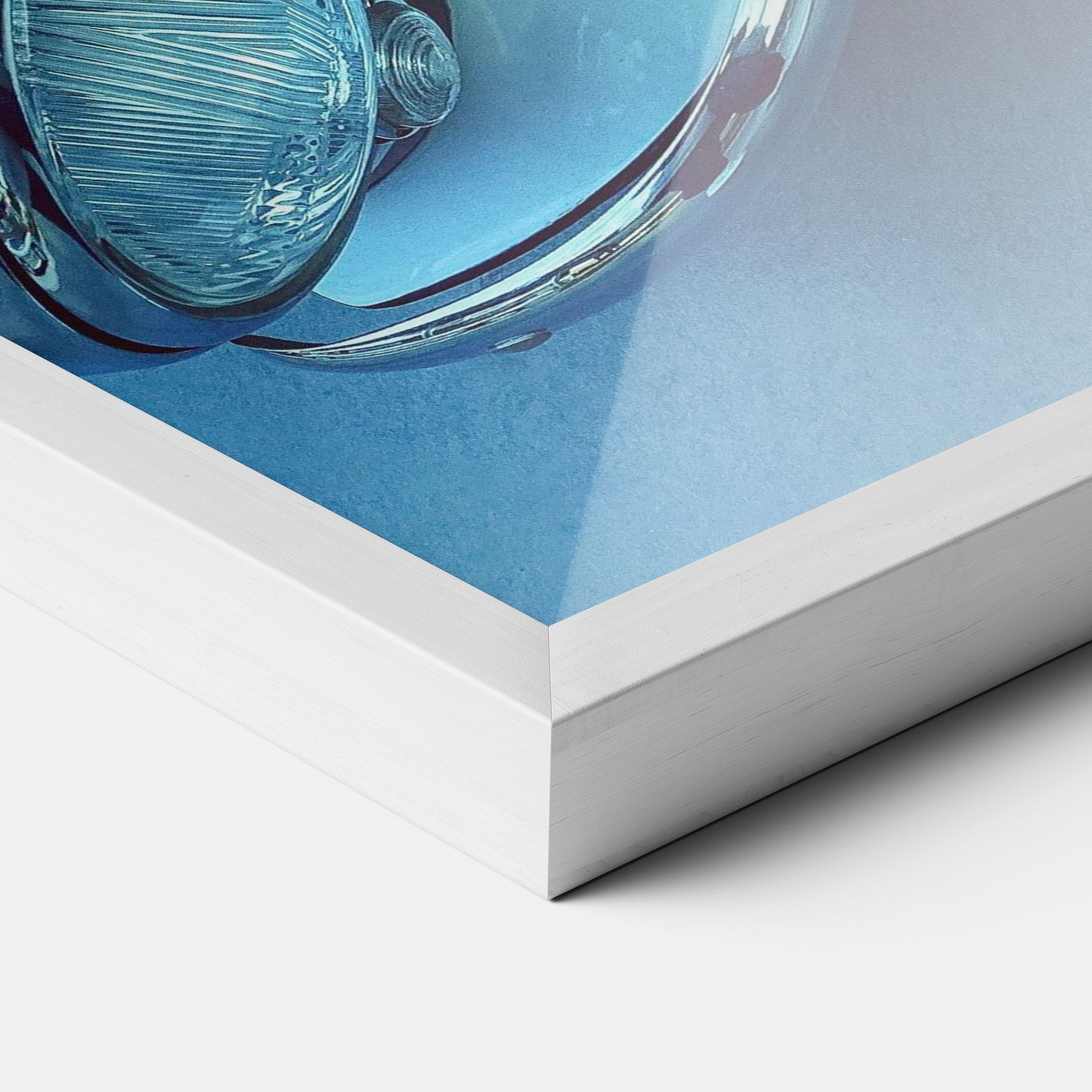 Blue Light Car mockup 3