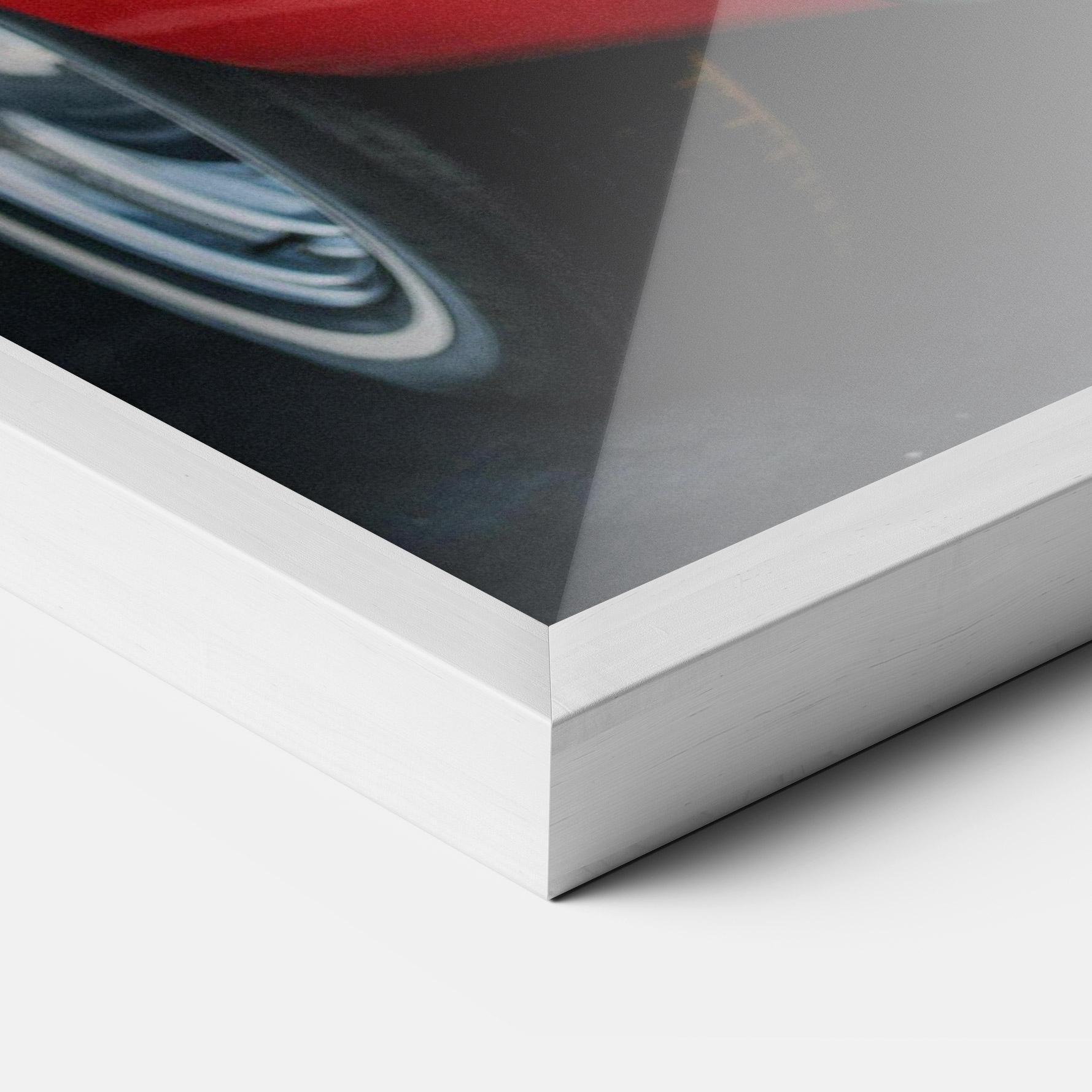 Gerahmte Poster Car Classic Red mockup 3