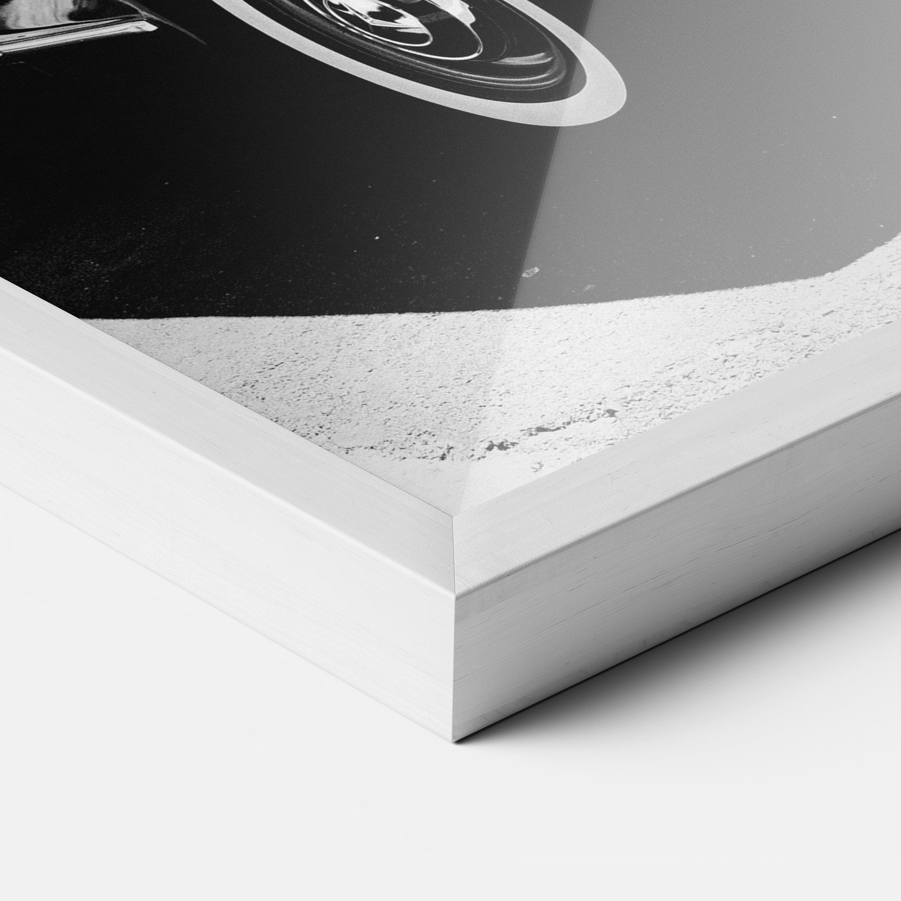 Old Black Car mockup 3