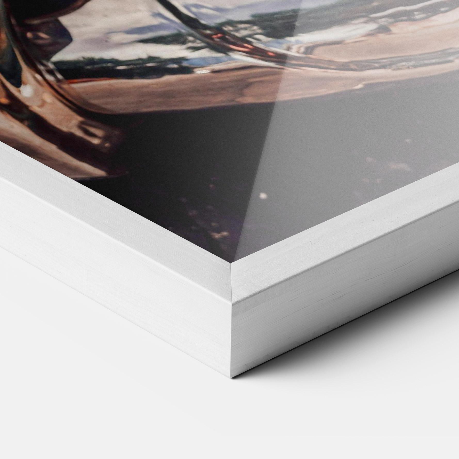 Gerahmte Poster Shiny Old Car mockup 3