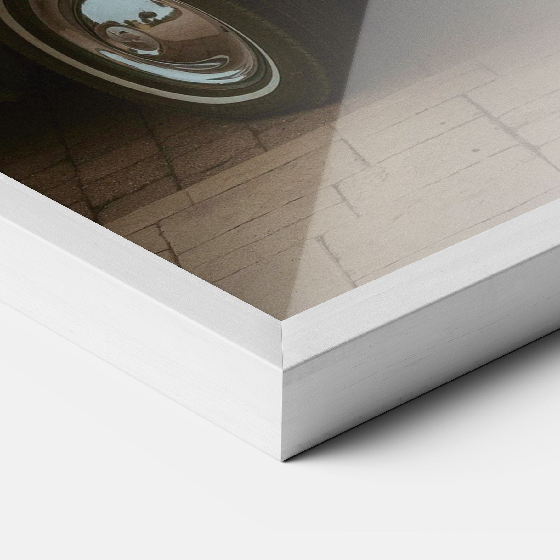 Vintage Lady Car mockup 3