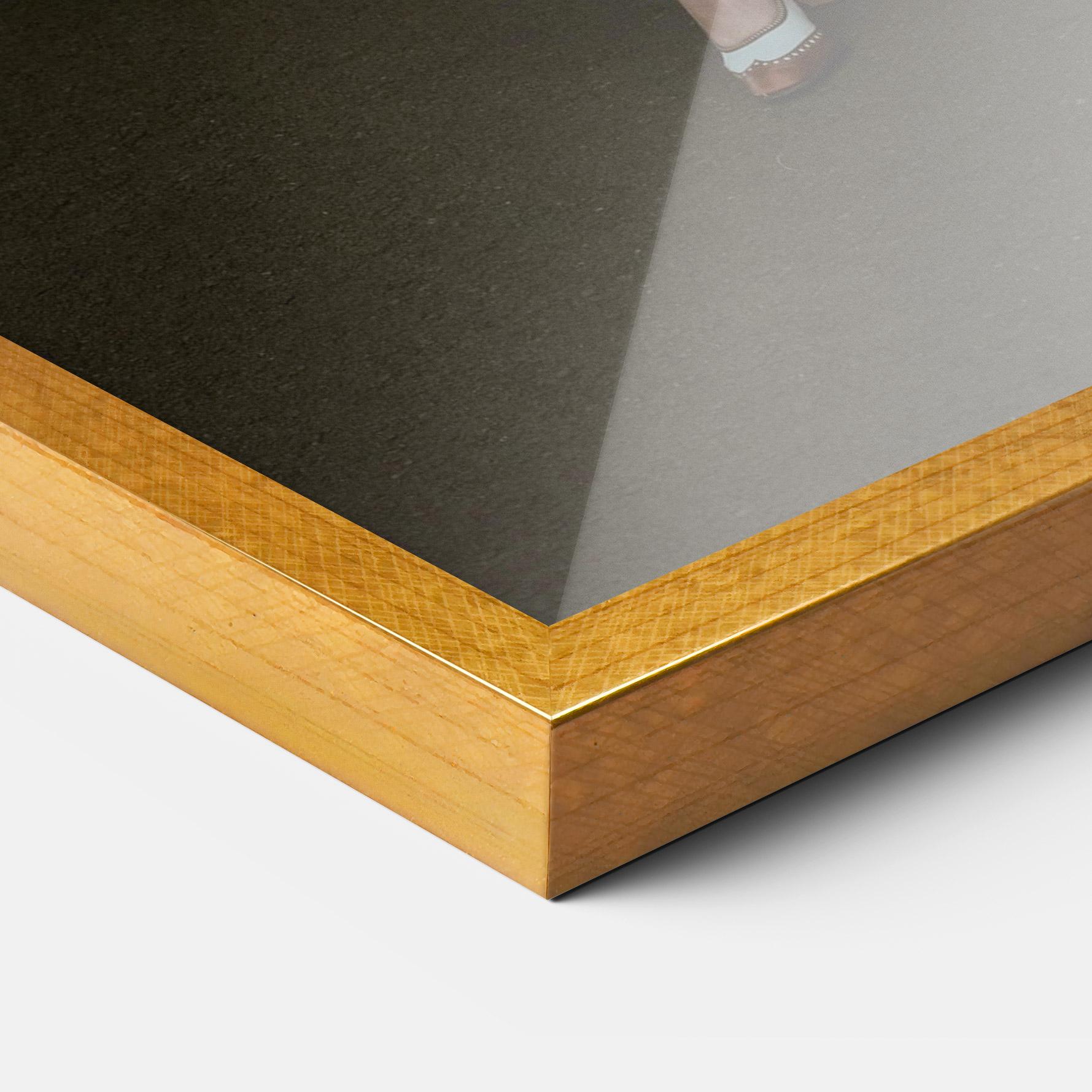 Gerahmte Poster Lady Vintage Cat mockup 3