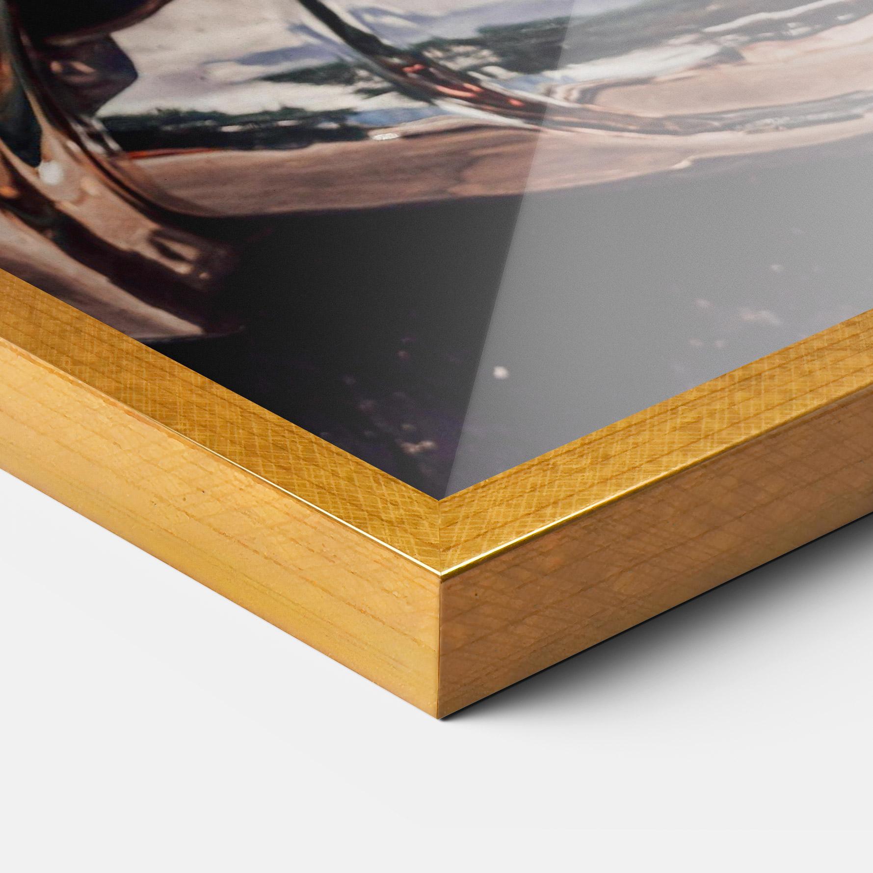 Gerahmte Poster Shiny Old Car mockup 3