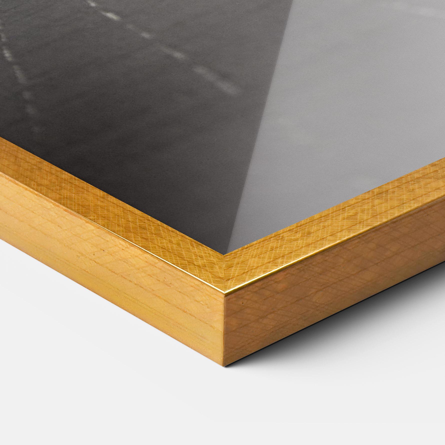 Gerahmte Poster White Vintage Car mockup 3