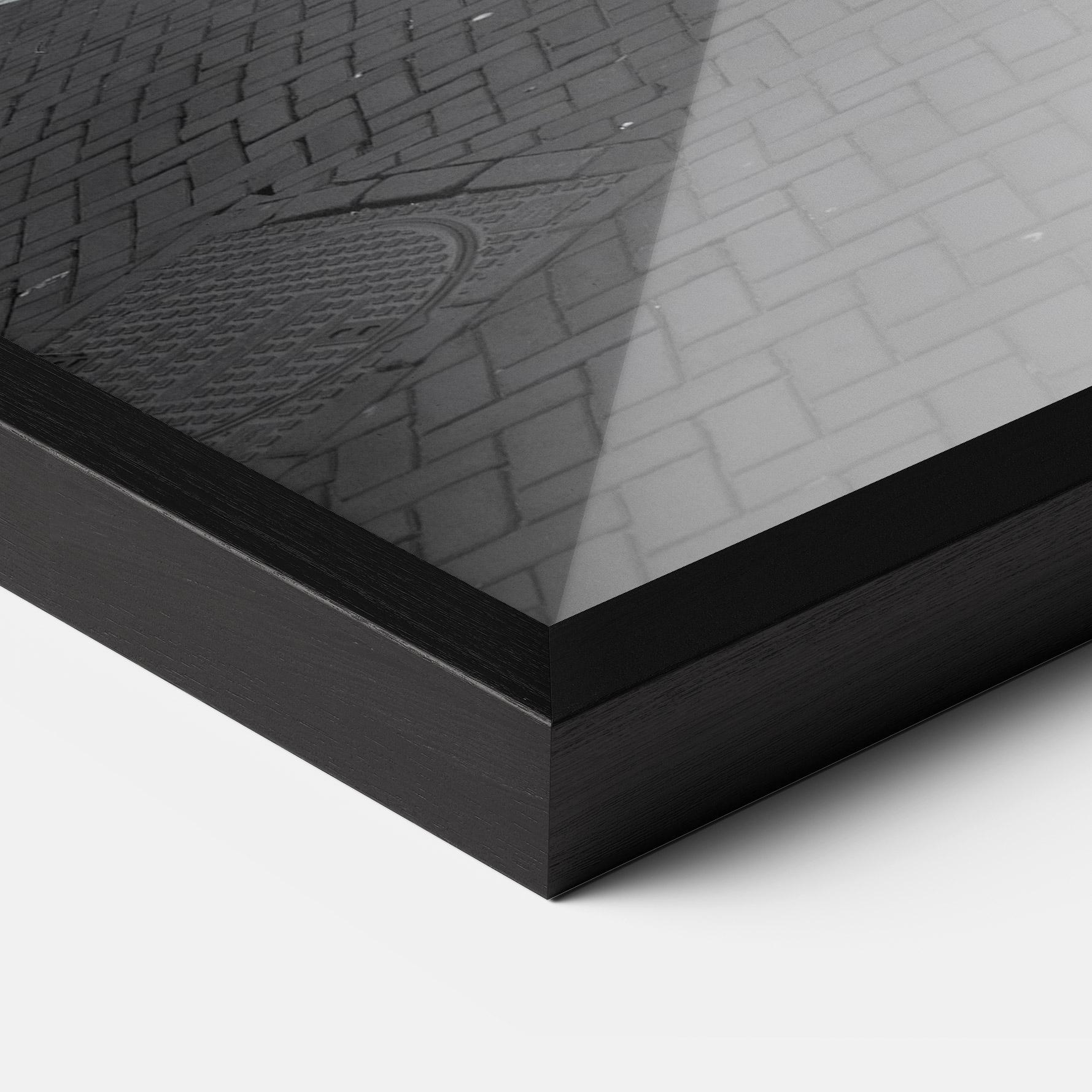 Gerahmte Poster Black Old Car mockup 3