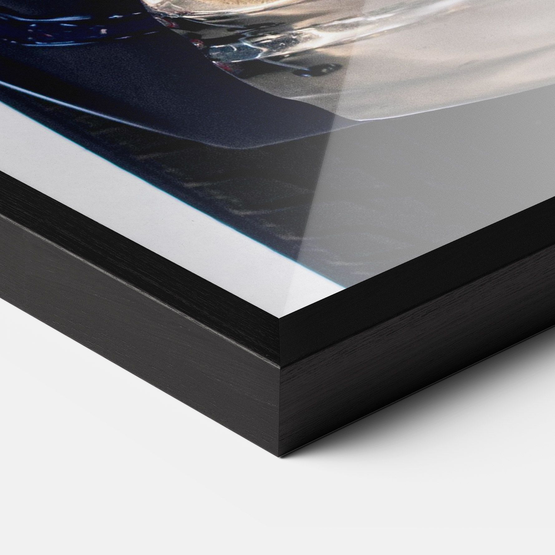 Blue White Car mockup 3