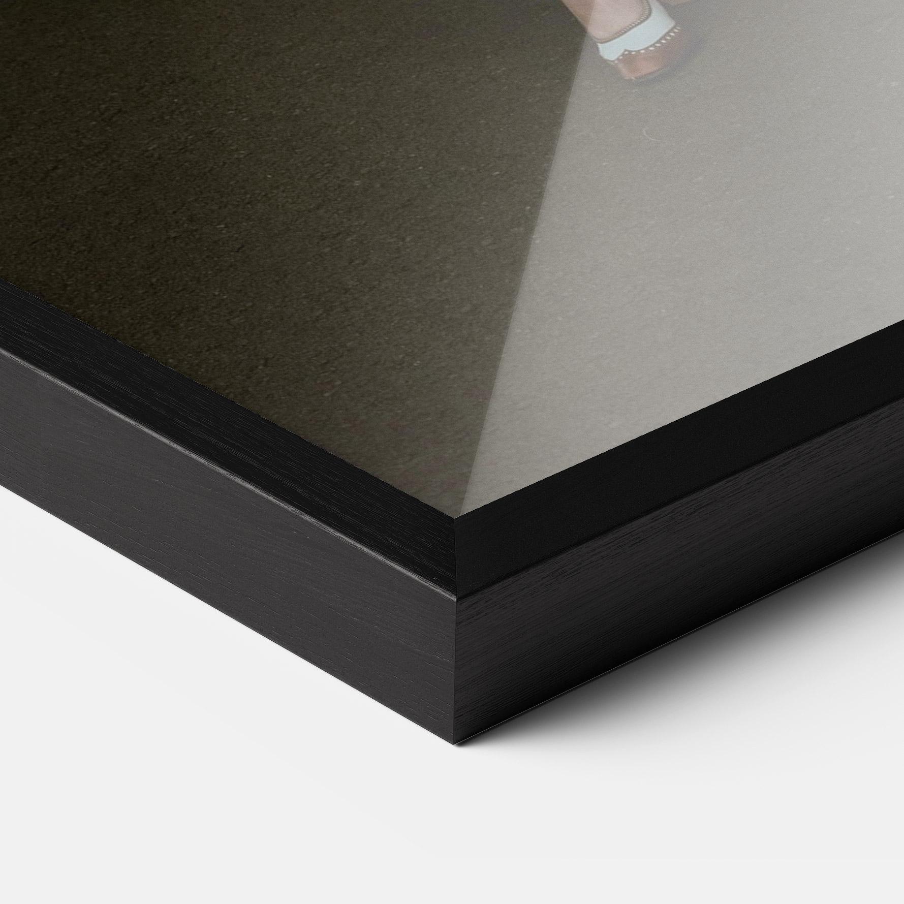 Gerahmte Poster Lady Vintage Cat mockup 3