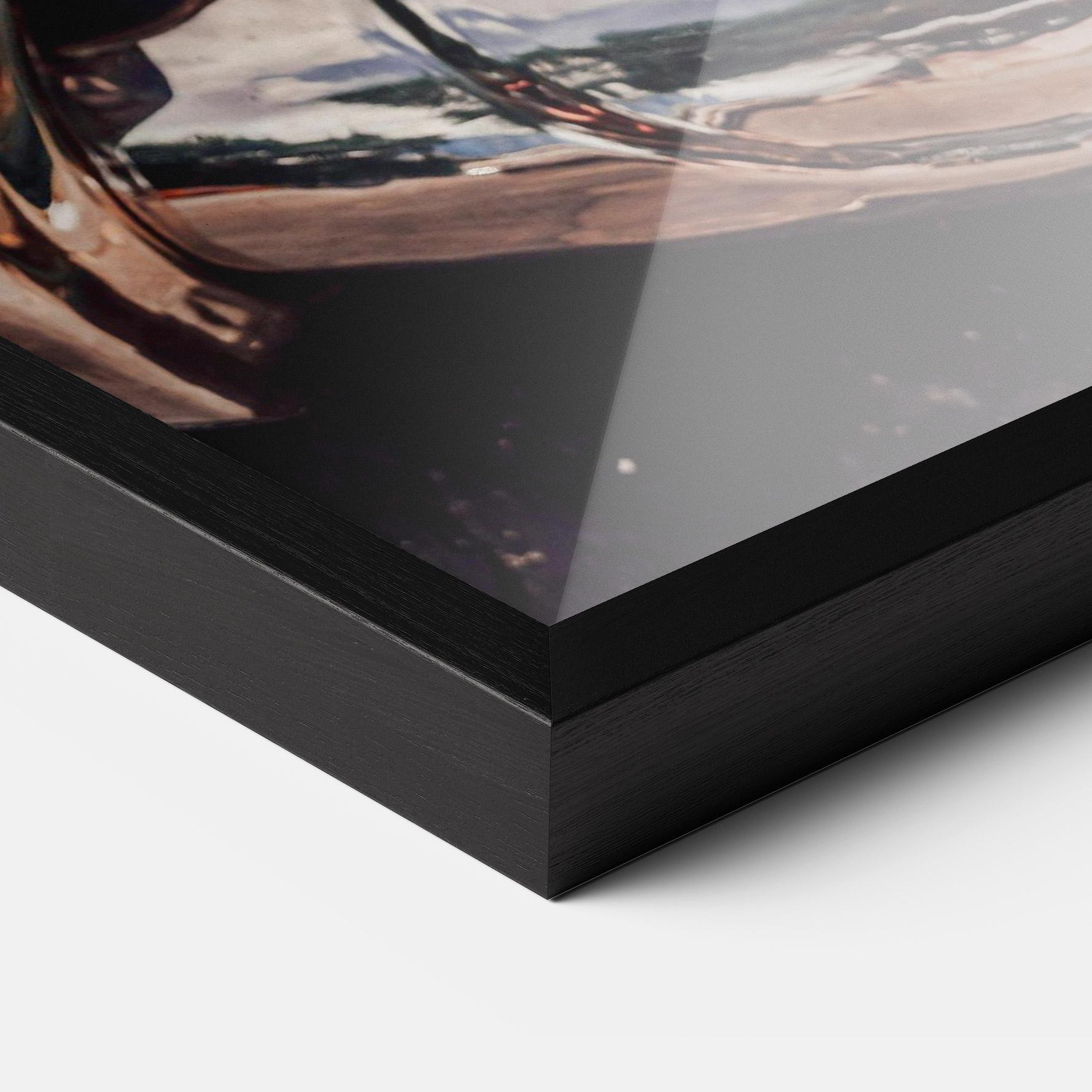 Gerahmte Poster Shiny Old Car mockup 3