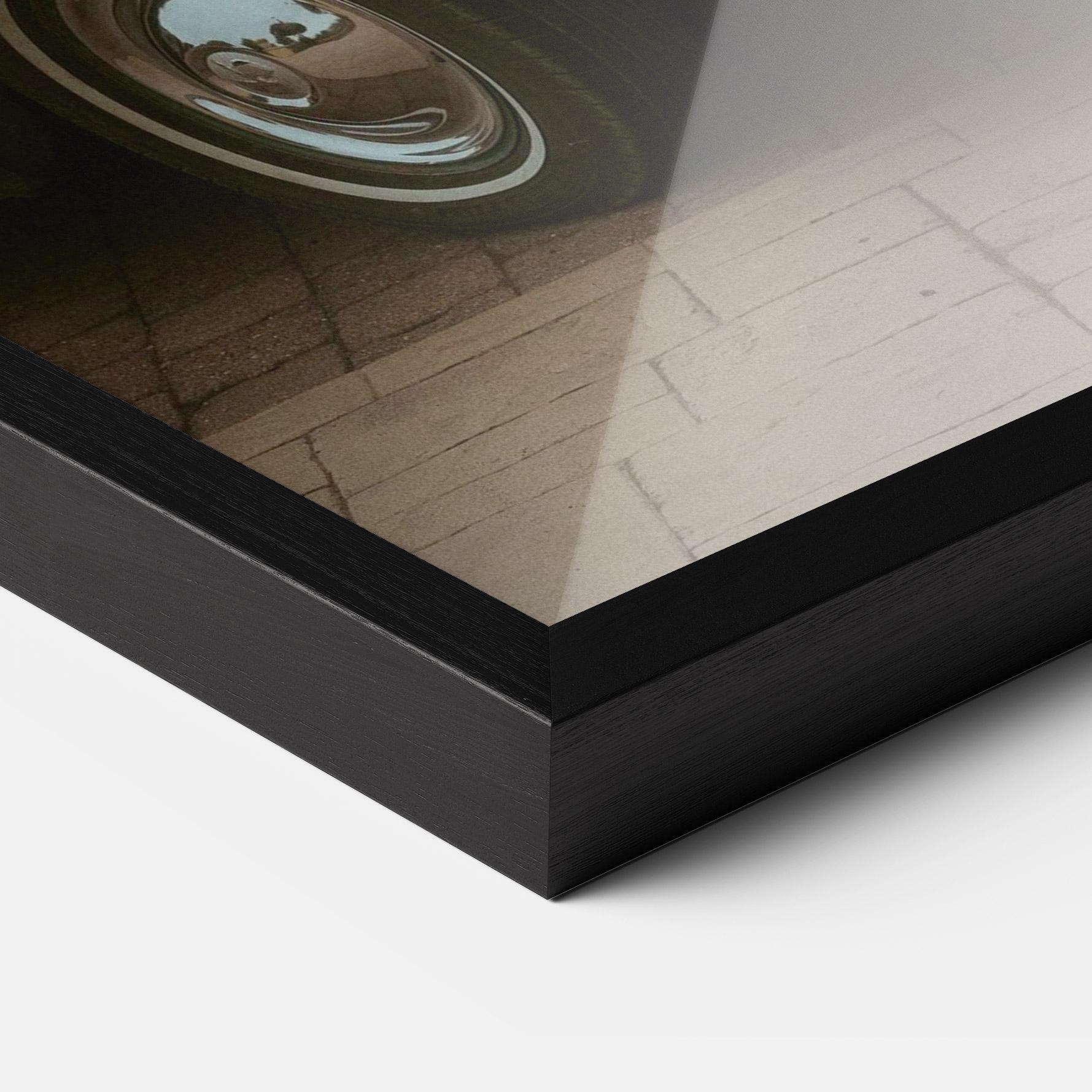 Gerahmte Poster Vintage Lady Car mockup 3