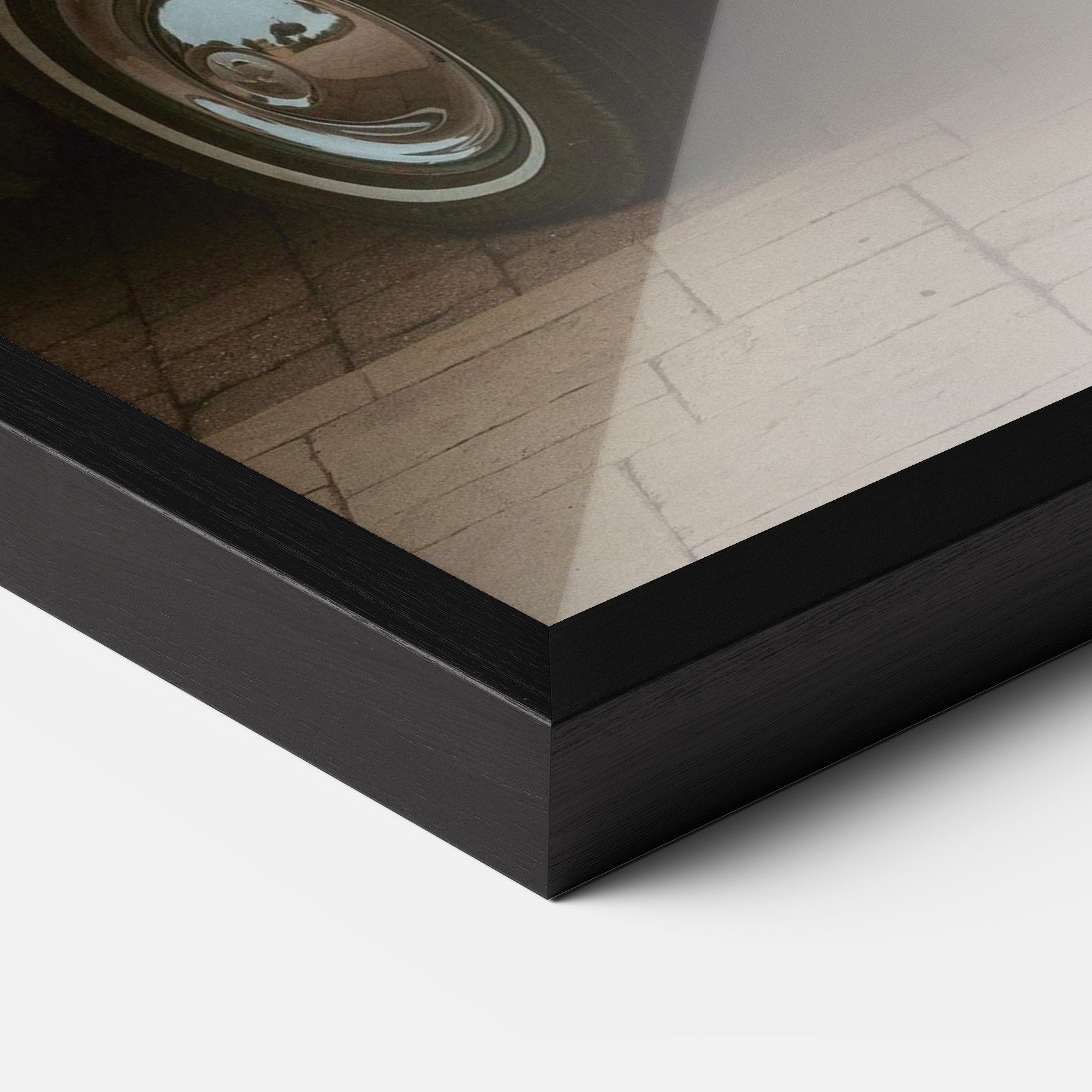 Vintage Lady Car mockup 3