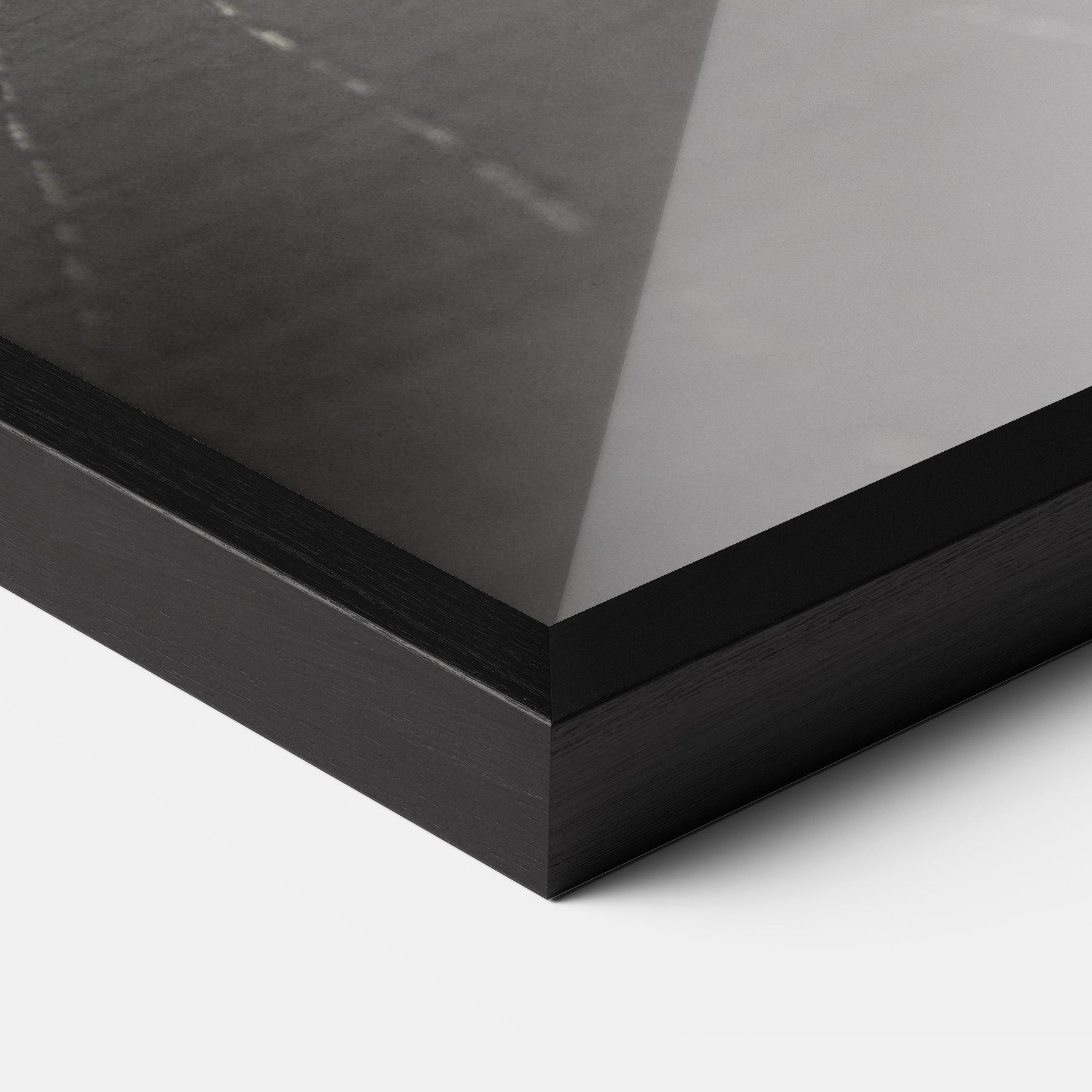 Gerahmte Poster White Vintage Car mockup 3