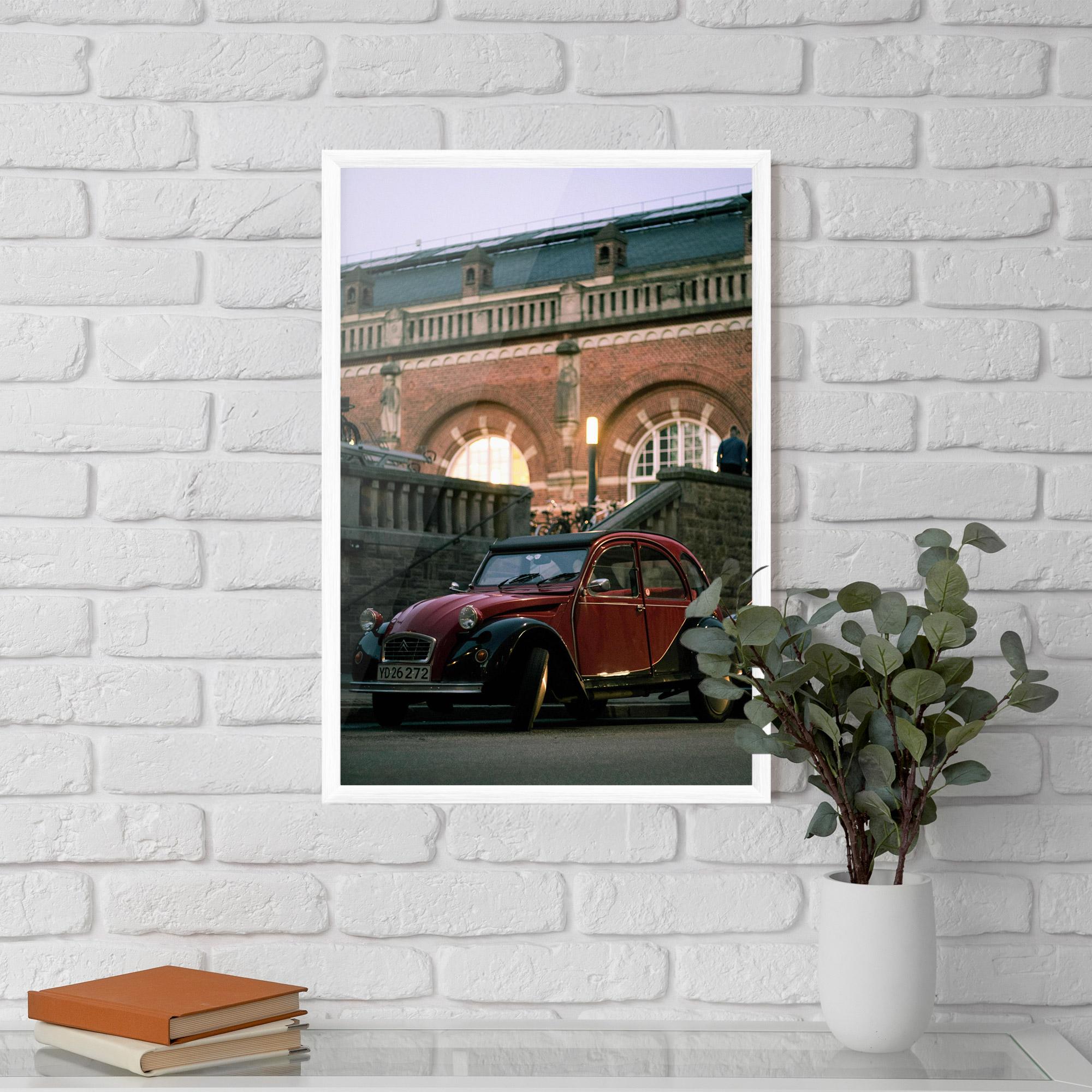 Gerahmte Poster Beautiful Old Car mockup 5