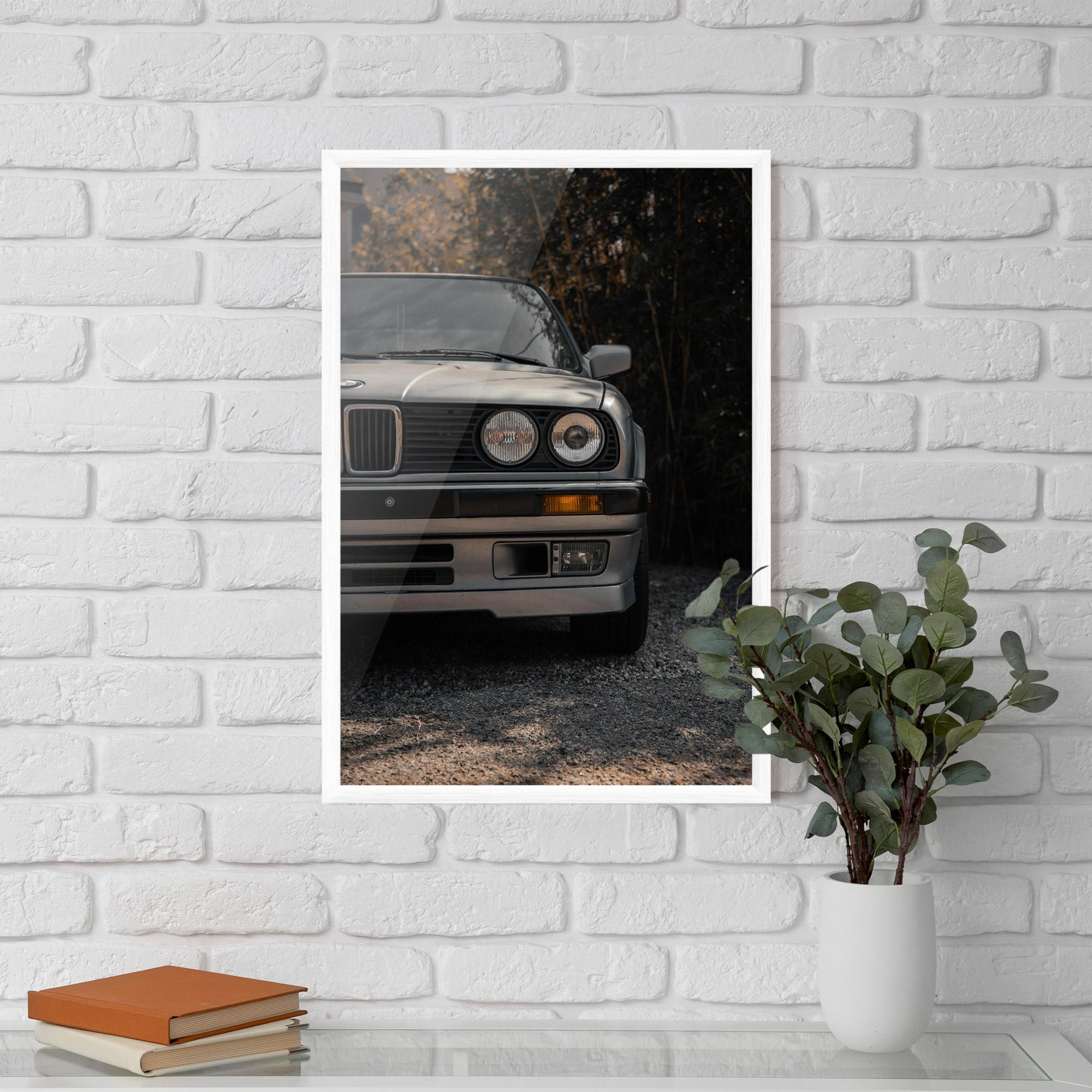 Gerahmte Poster Old Bmw Car mockup 5
