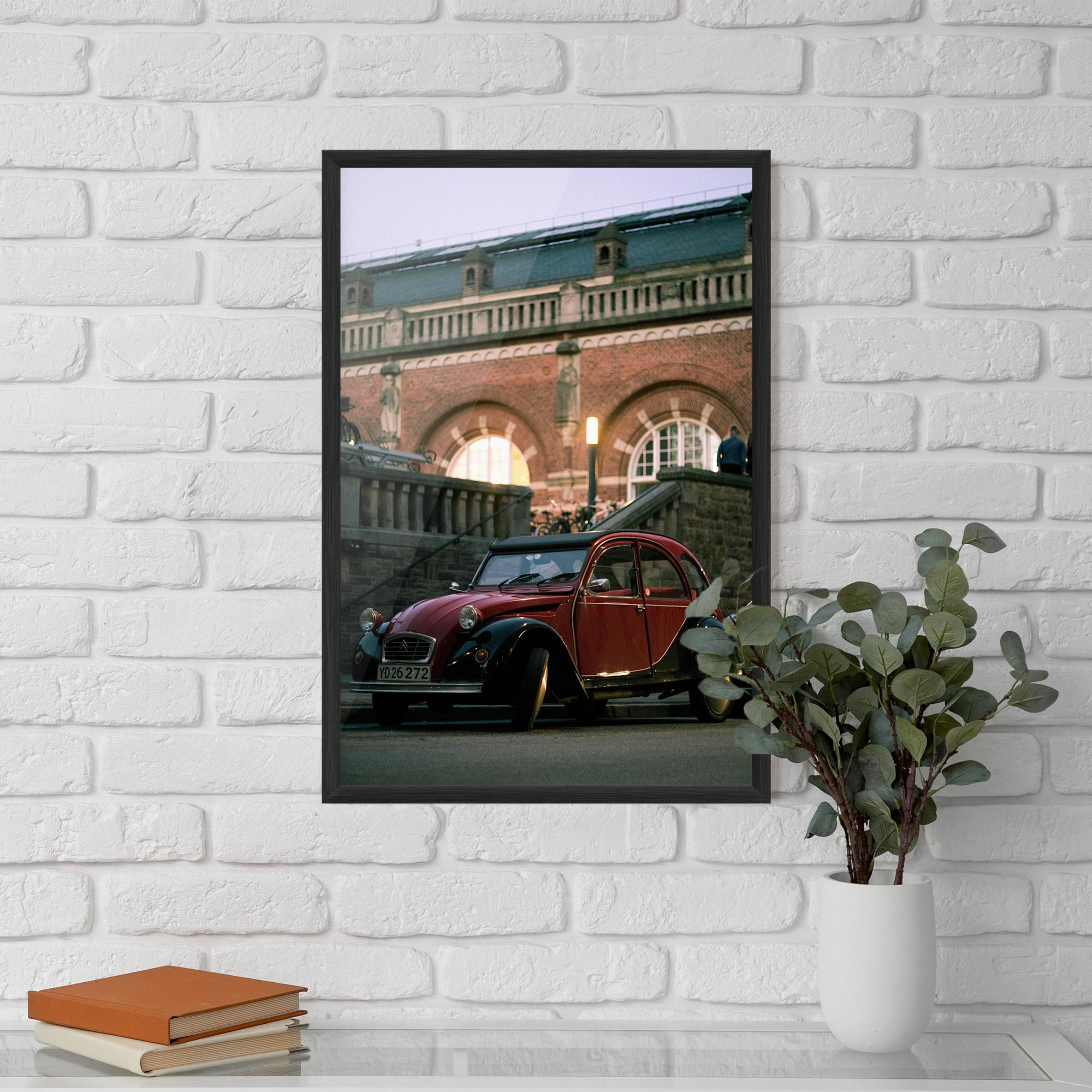Gerahmte Poster Beautiful Old Car mockup 5
