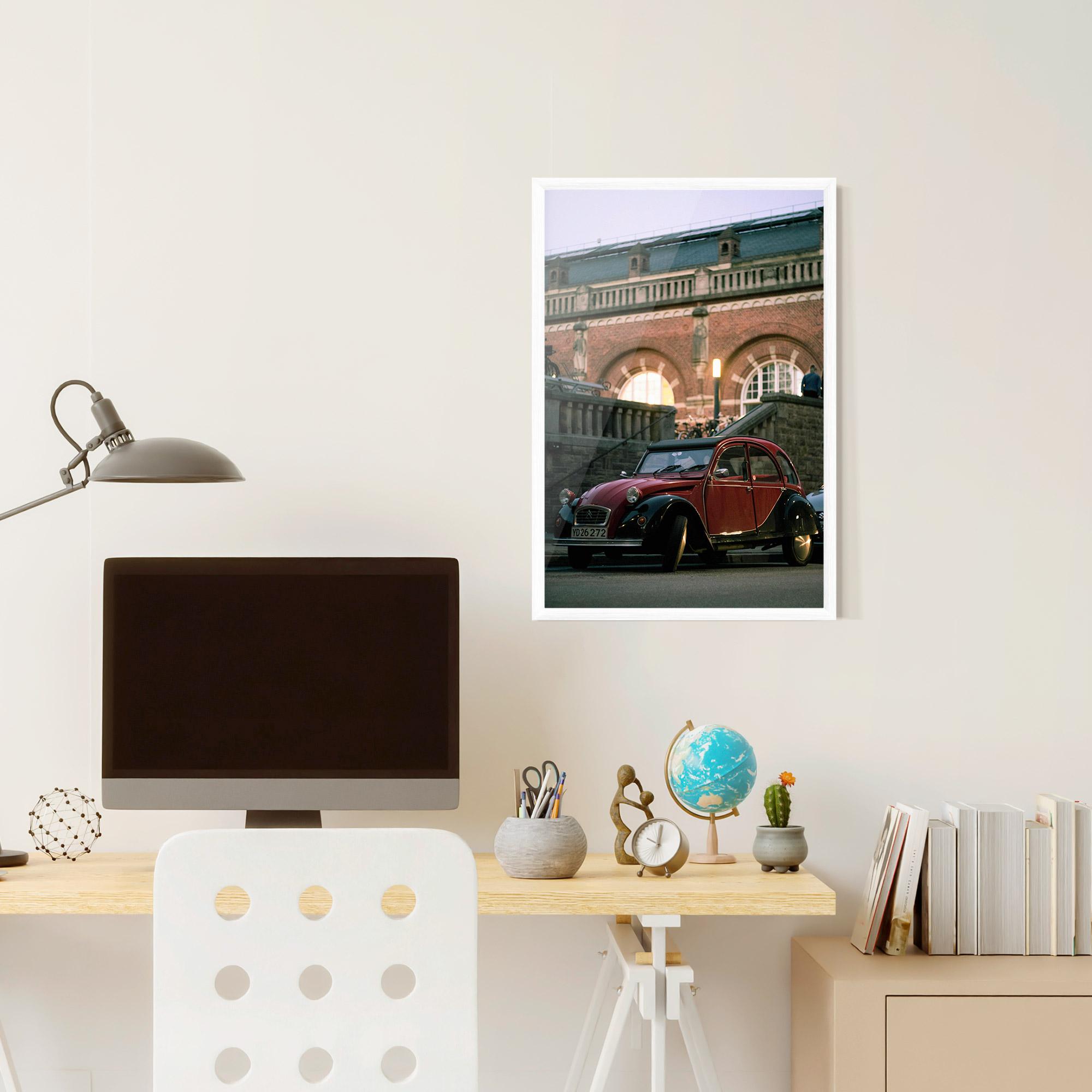 Gerahmte Poster Beautiful Old Car mockup 6