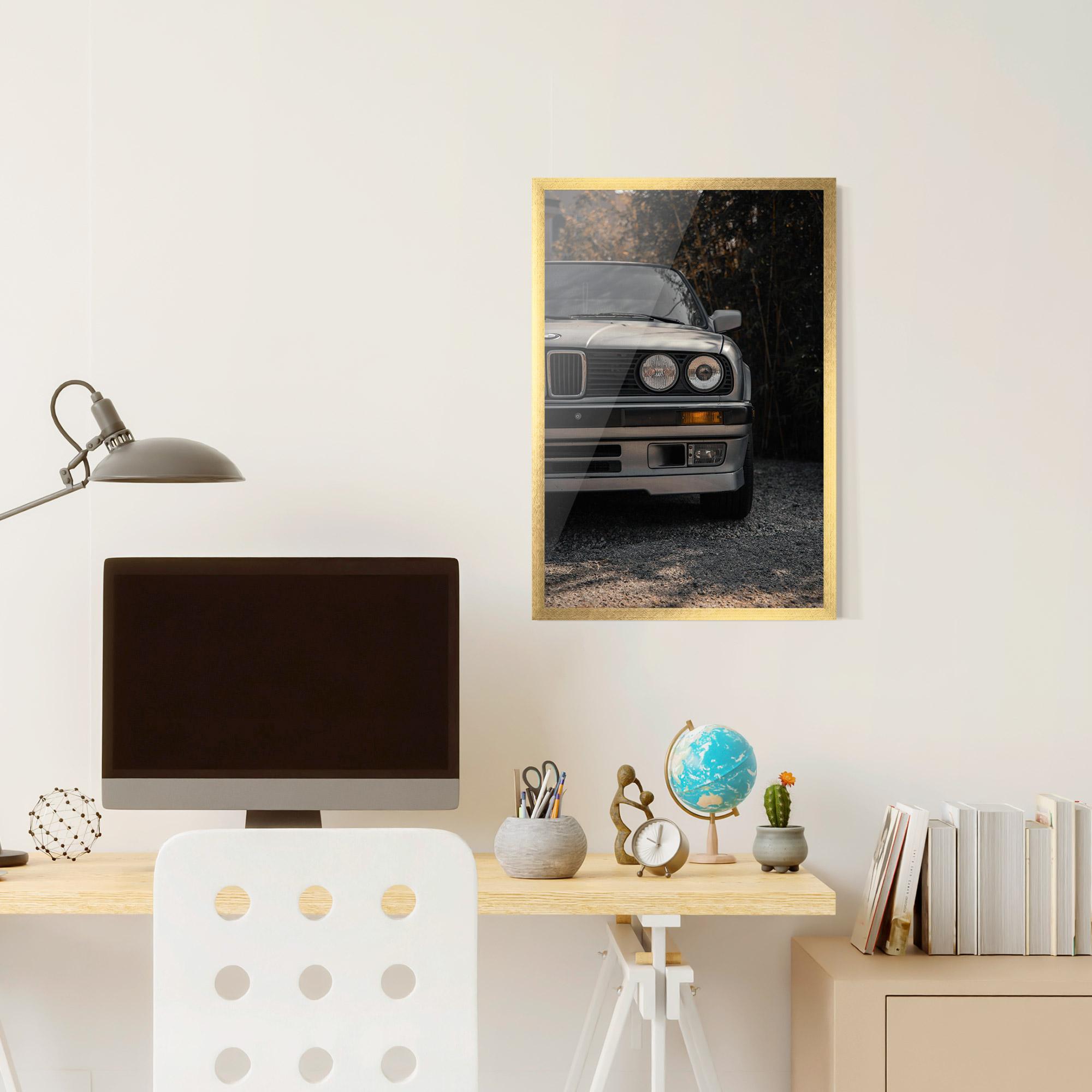 Gerahmte Poster Old Bmw Car mockup 6