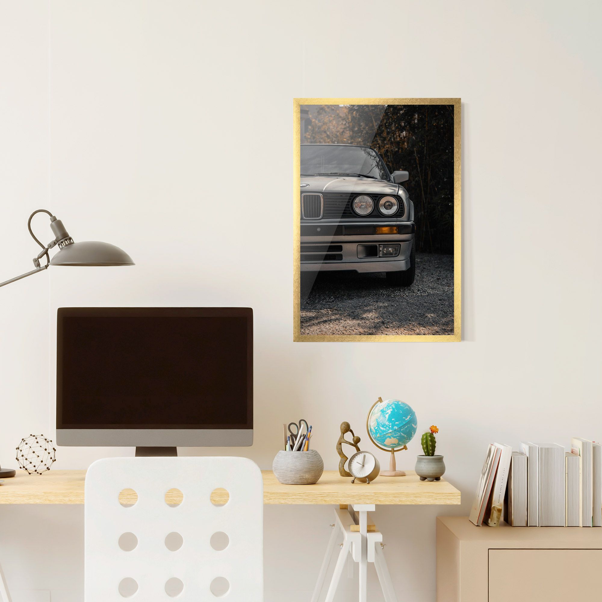 Old Bmw Car mockup 6