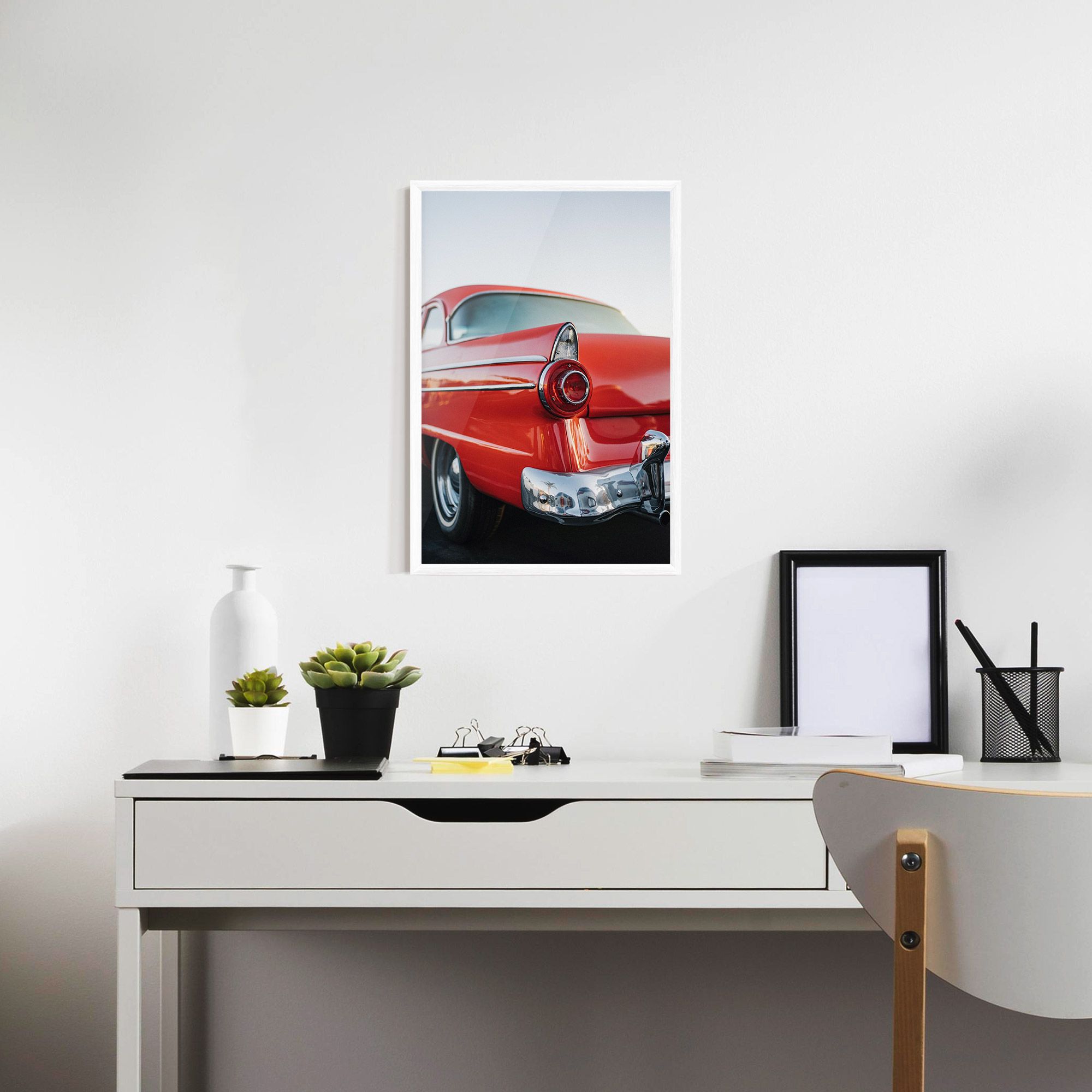 Car Classic Red mockup 7