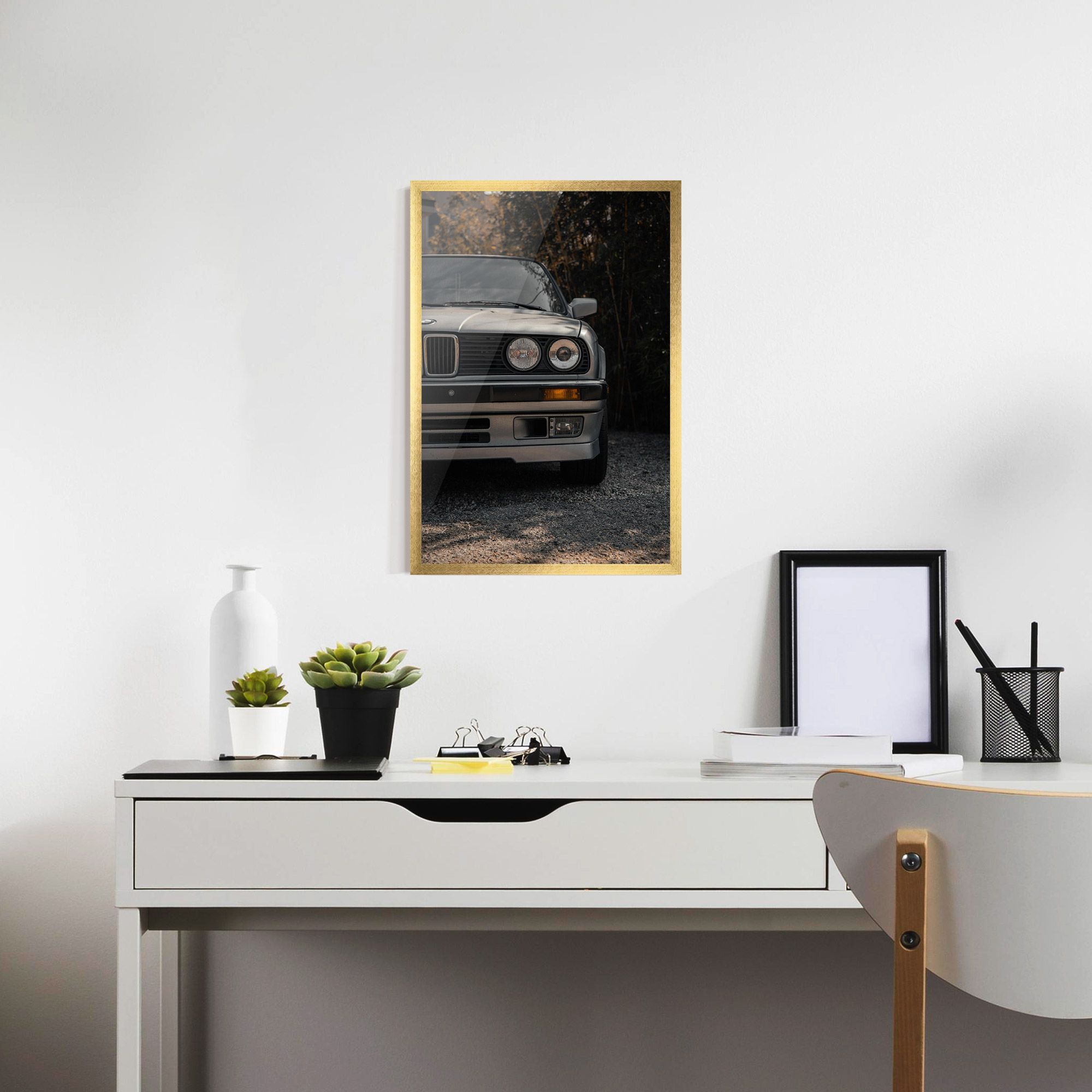 Old Bmw Car mockup 7
