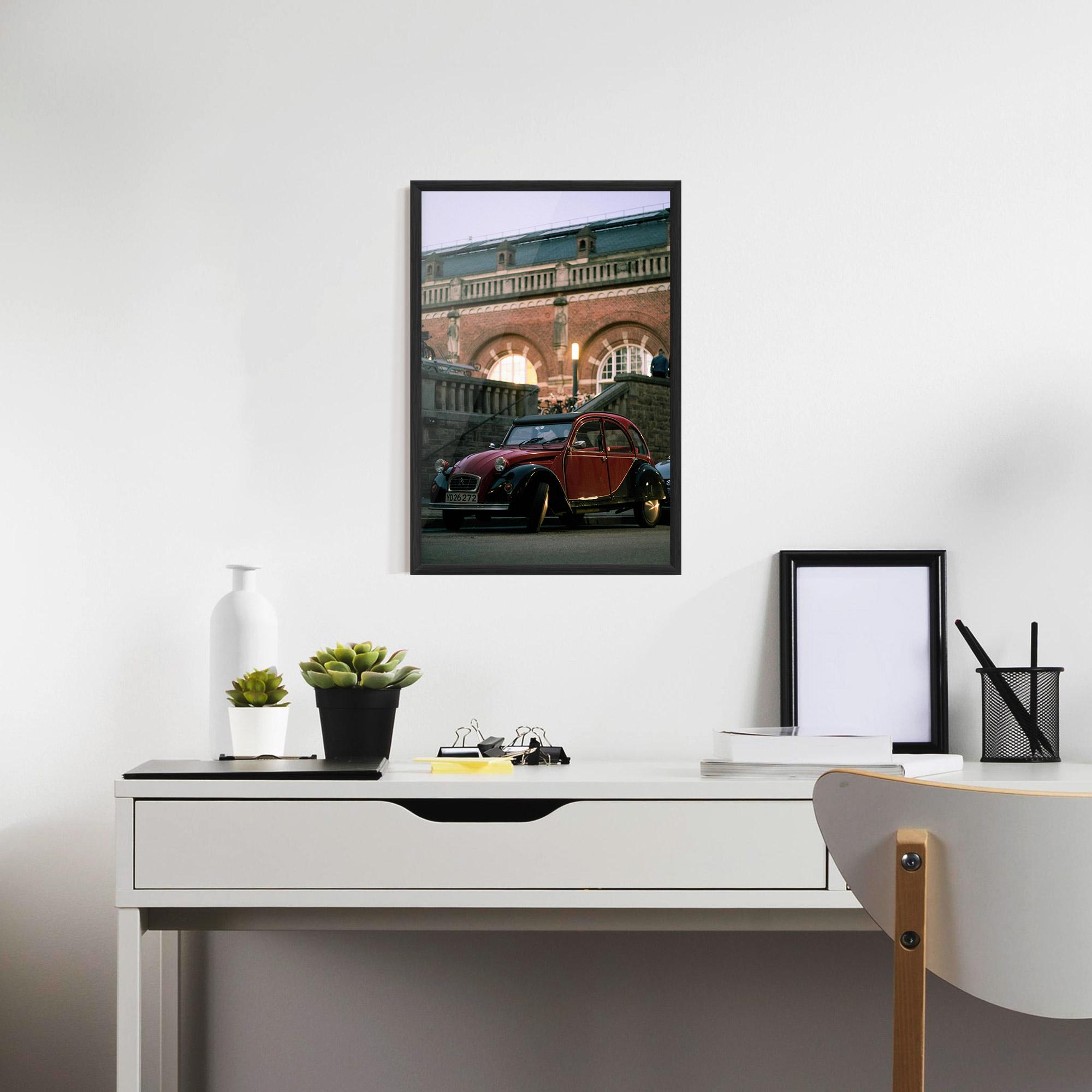 Gerahmte Poster Beautiful Old Car mockup 7