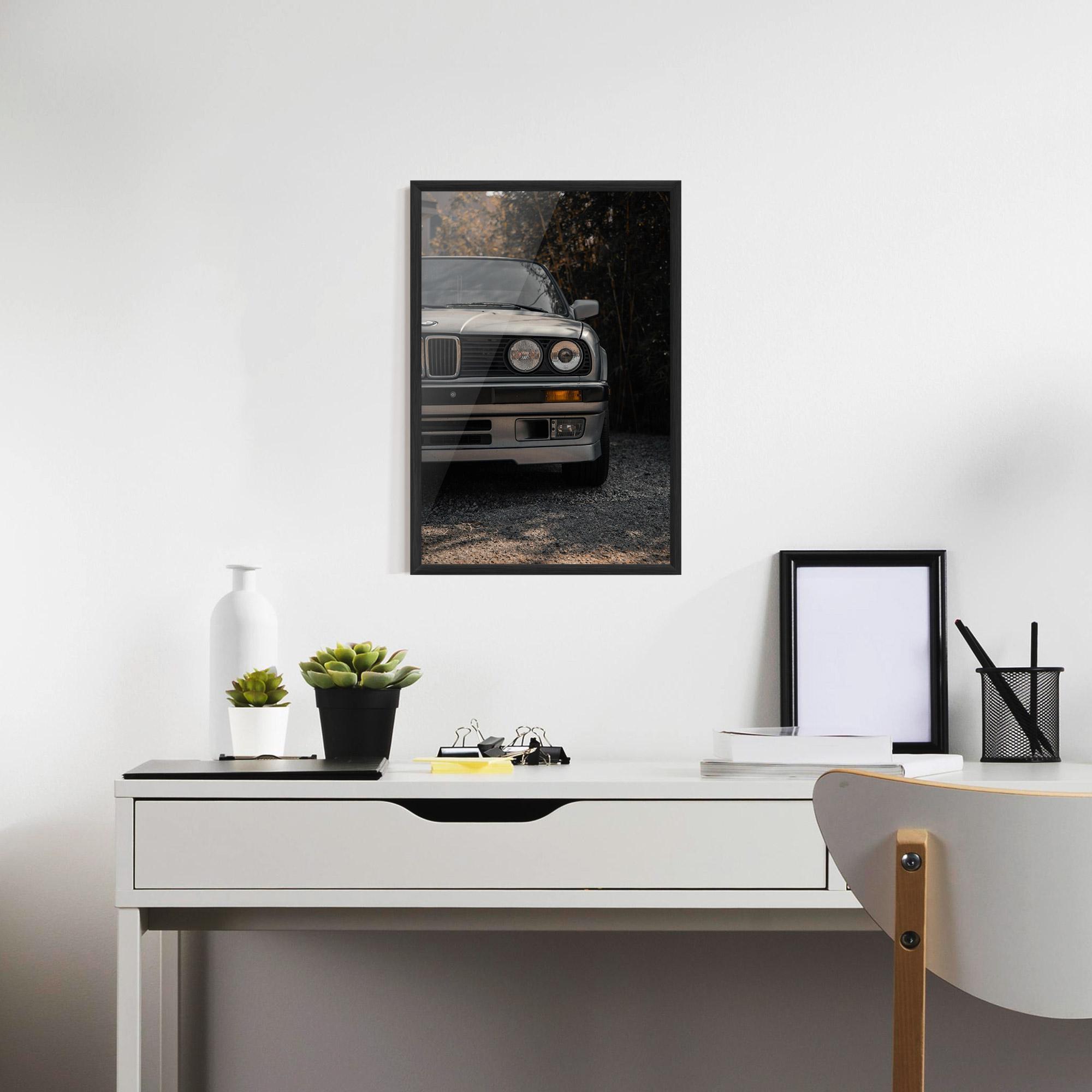 Gerahmte Poster Old Bmw Car mockup 7