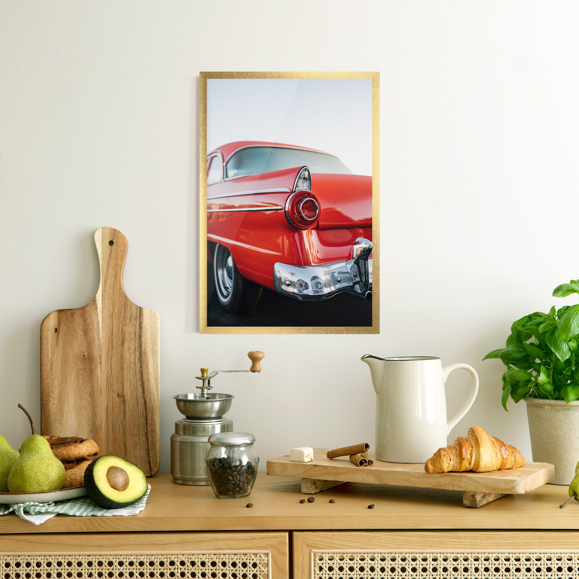 Car Classic Red mockup 8