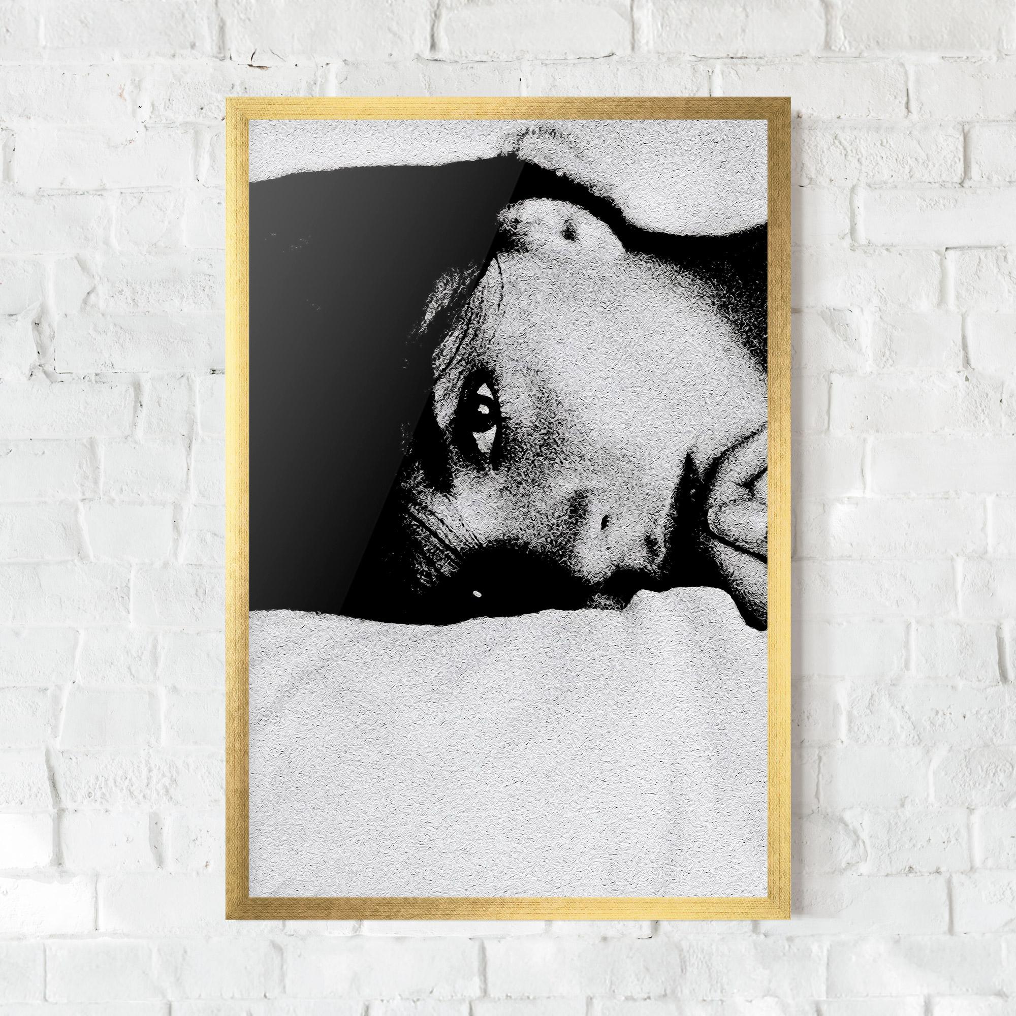 Gerahmte Poster Eye Contact mockup 0