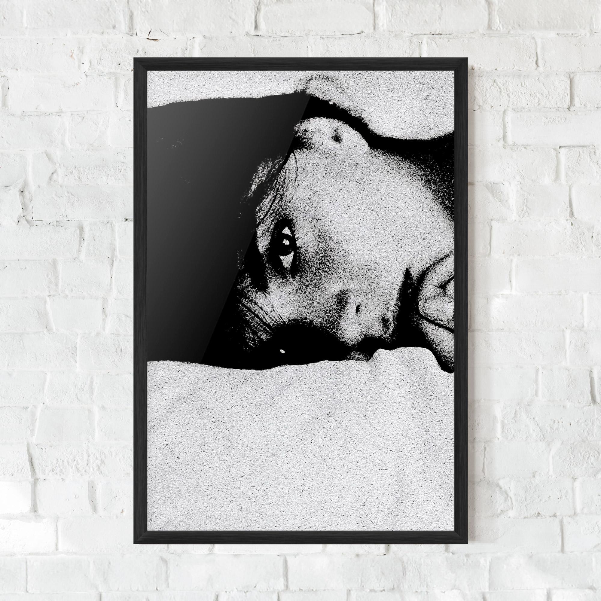 Gerahmte Poster Eye Contact mockup 0