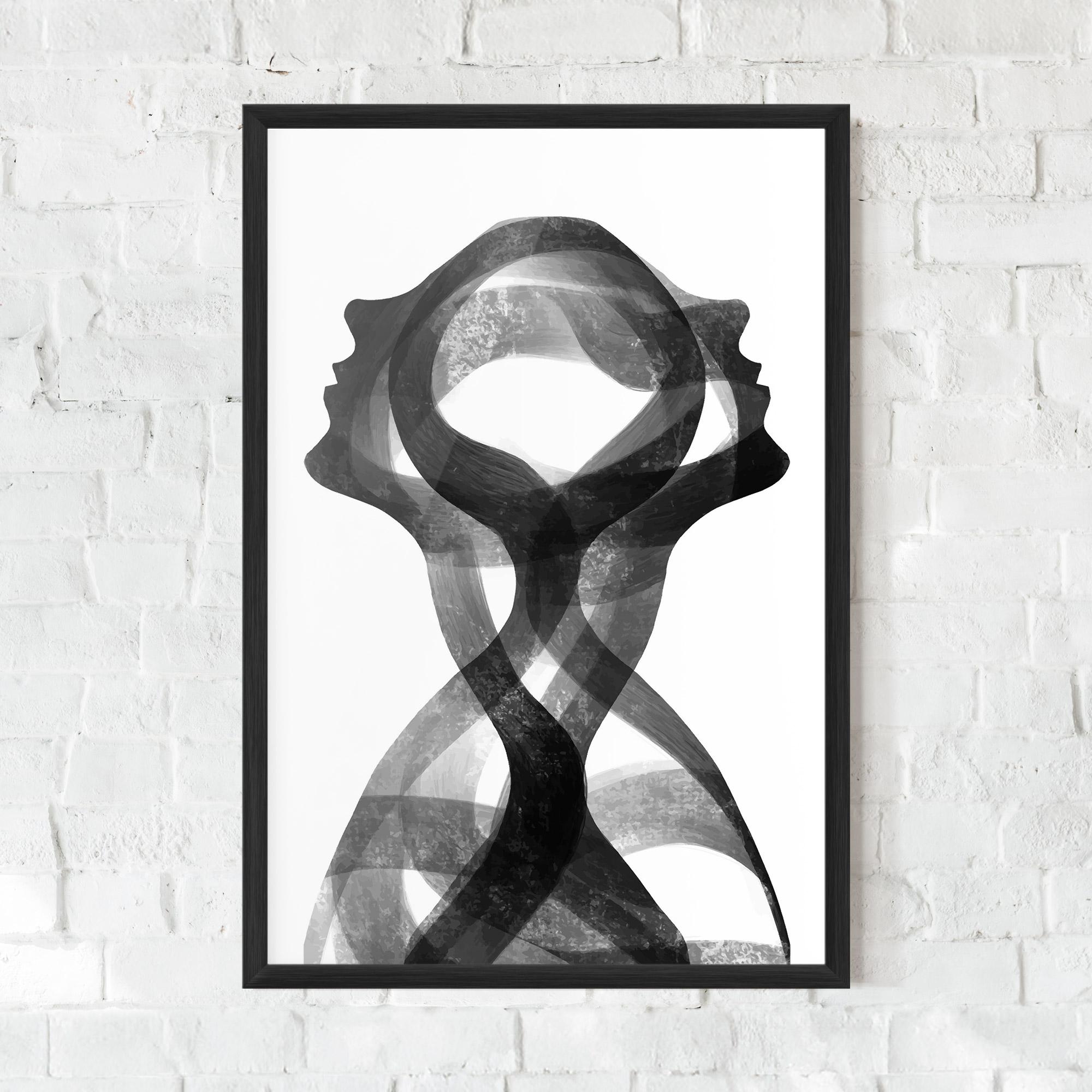 Gerahmte Poster Human Conection mockup 0