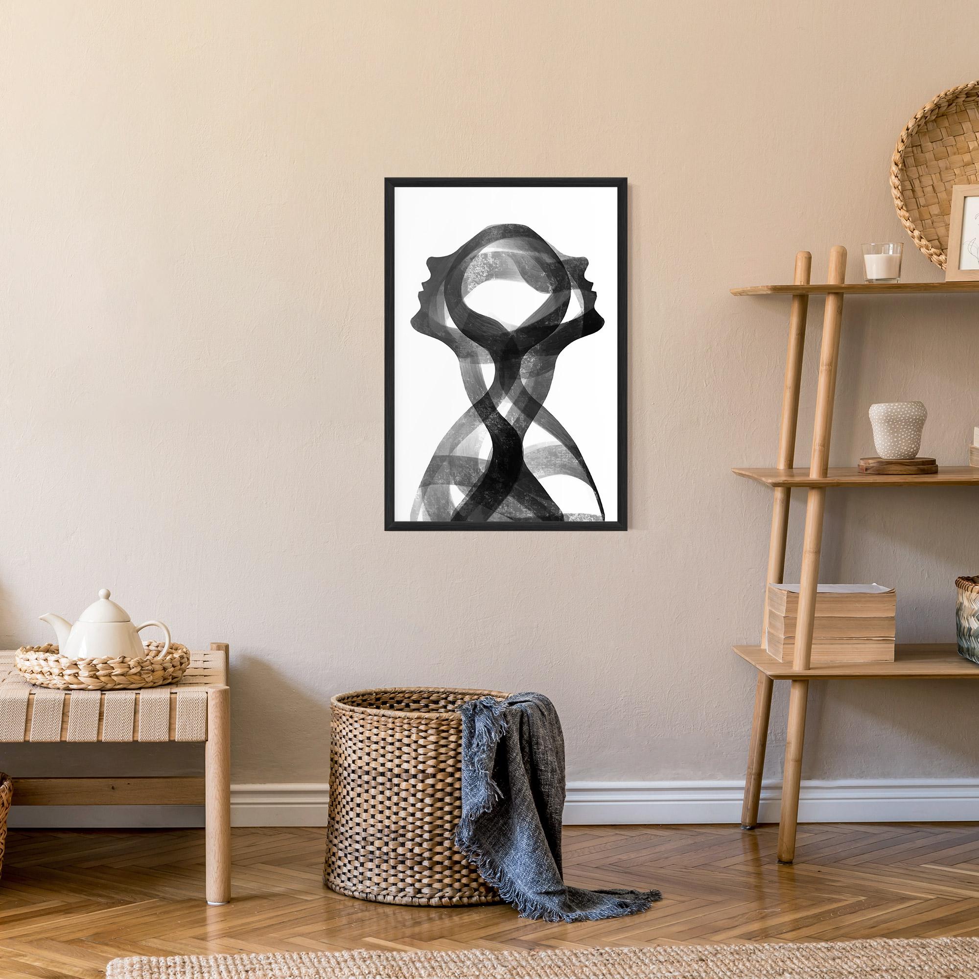 Gerahmte Poster Human Conection mockup 9