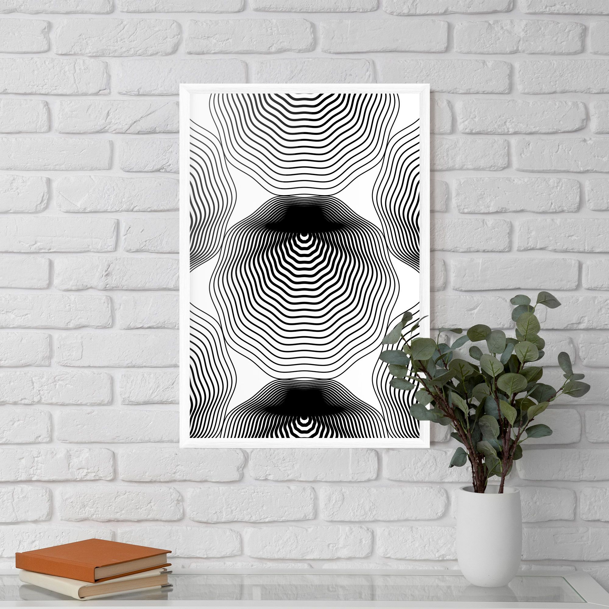 Black Line Art mockup 5