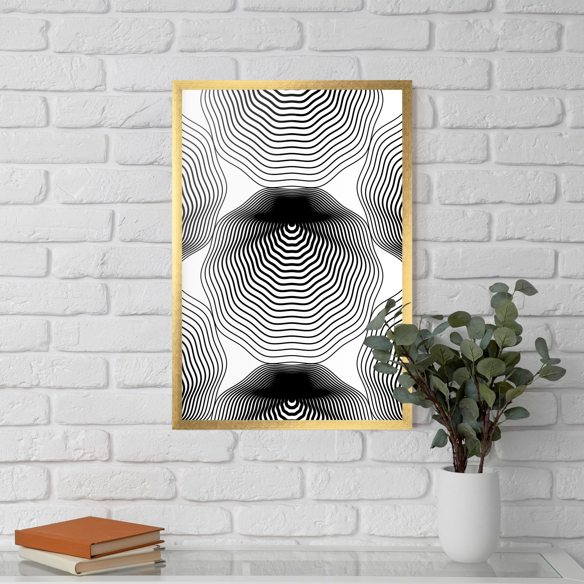 Black Line Art mockup 5