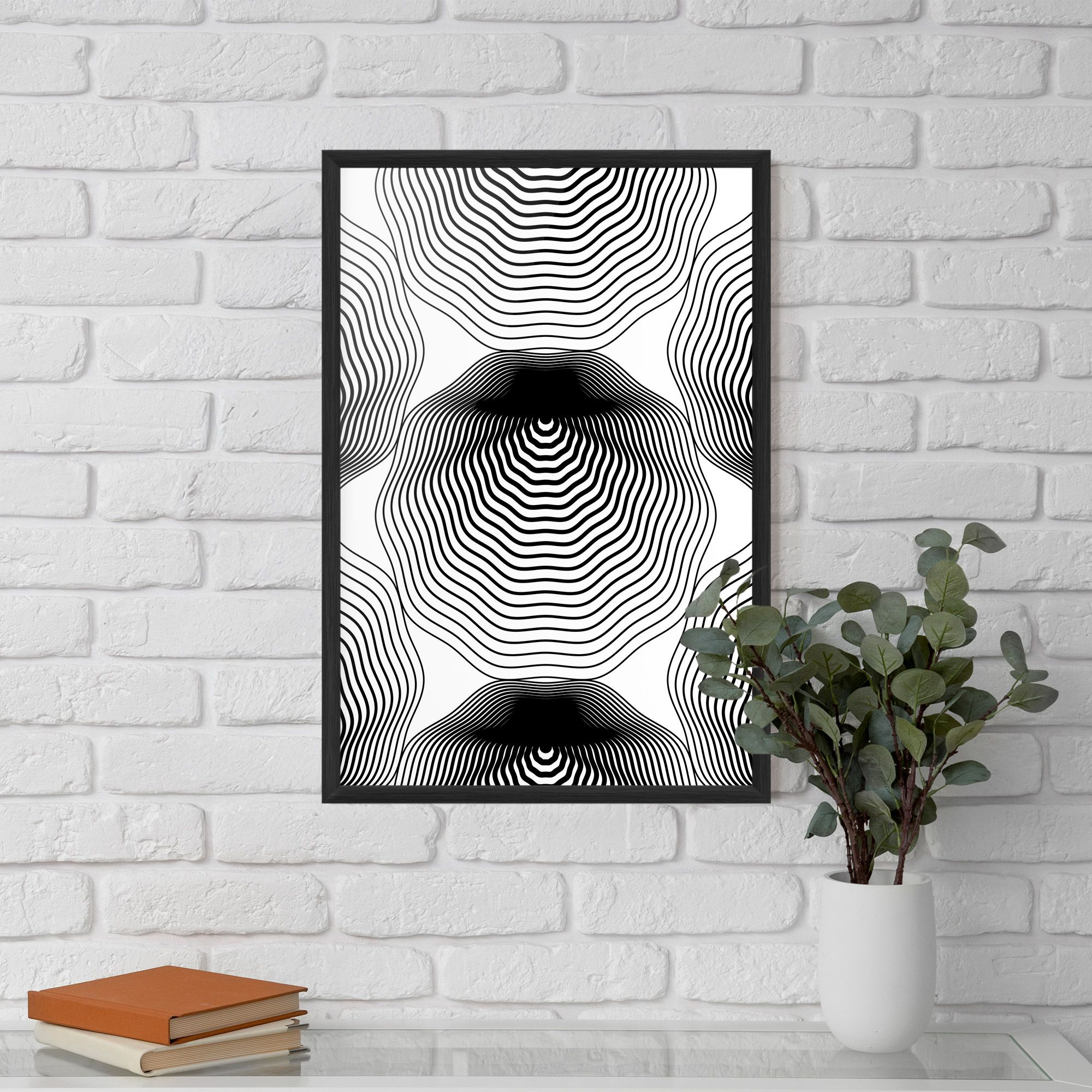 Black Line Art mockup 5