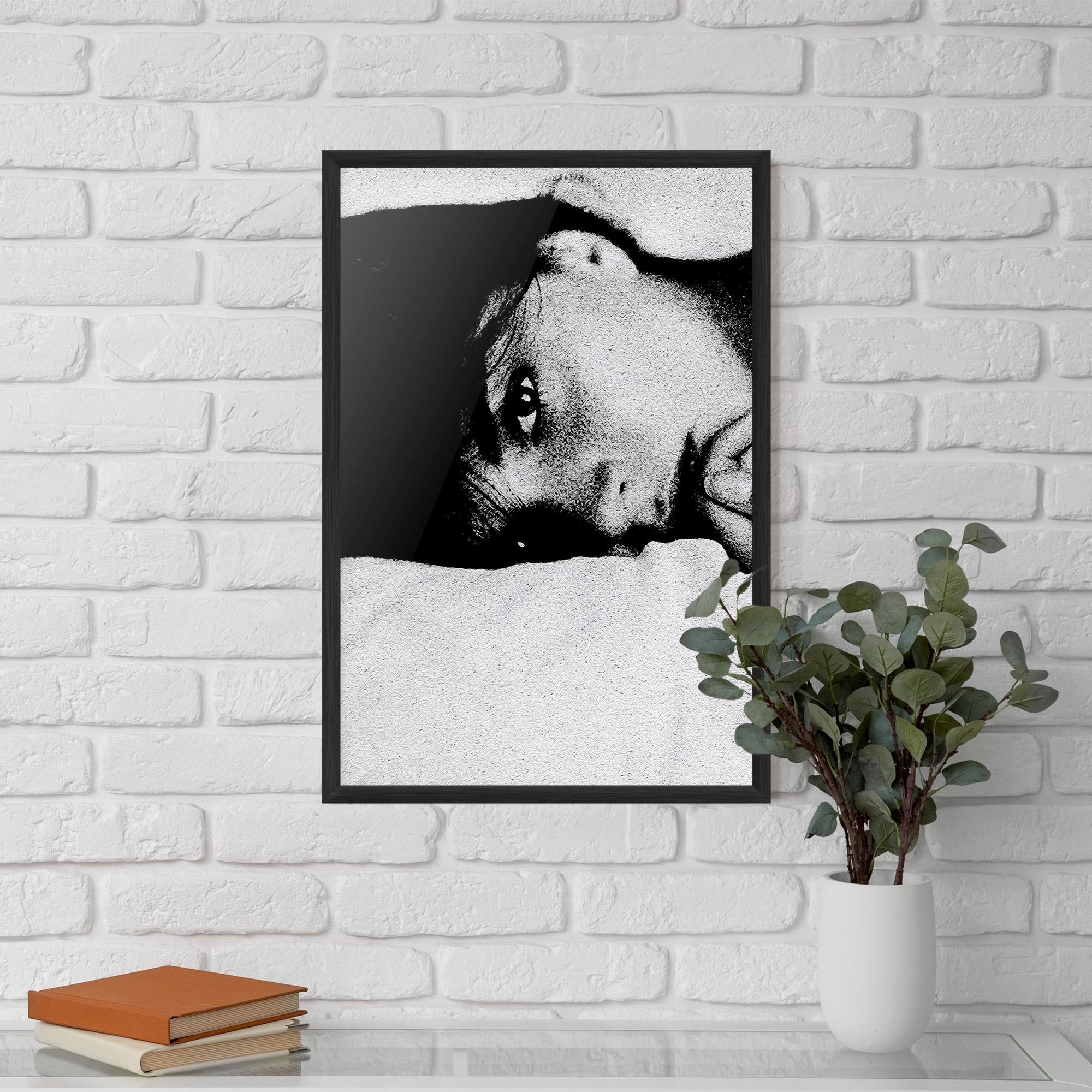 Gerahmte Poster Eye Contact mockup 5