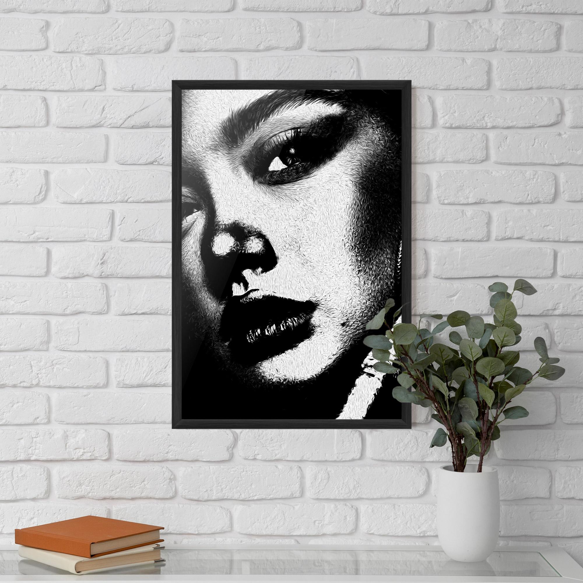 Gerahmte Poster White Light Face mockup 5