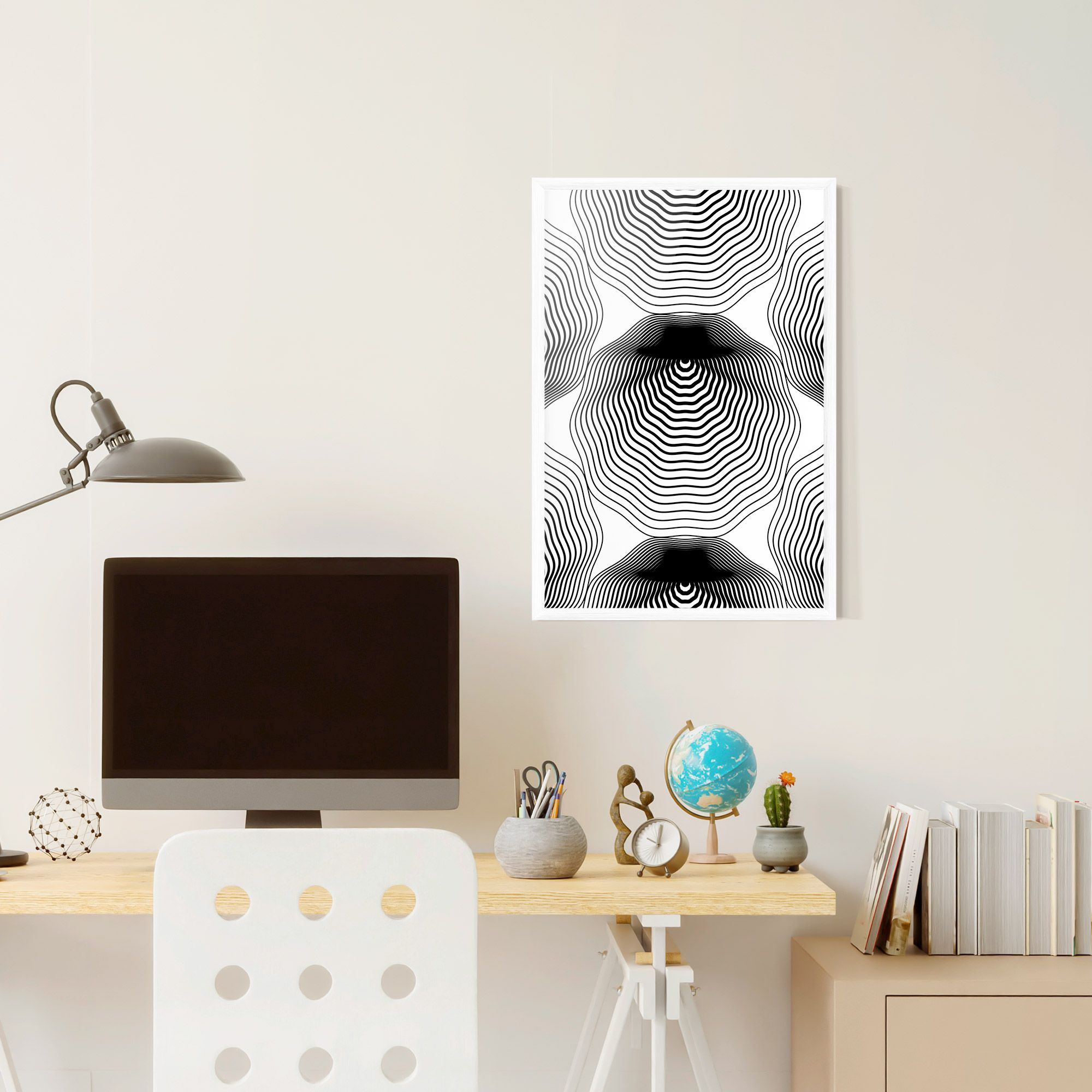 Black Line Art mockup 6