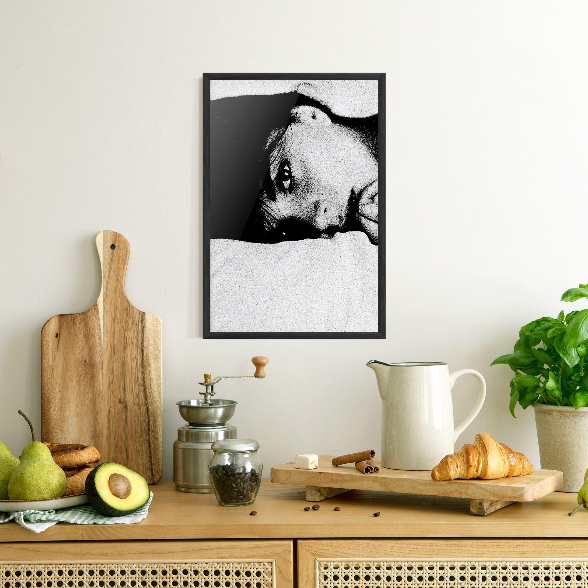 Gerahmte Poster Eye Contact mockup 8