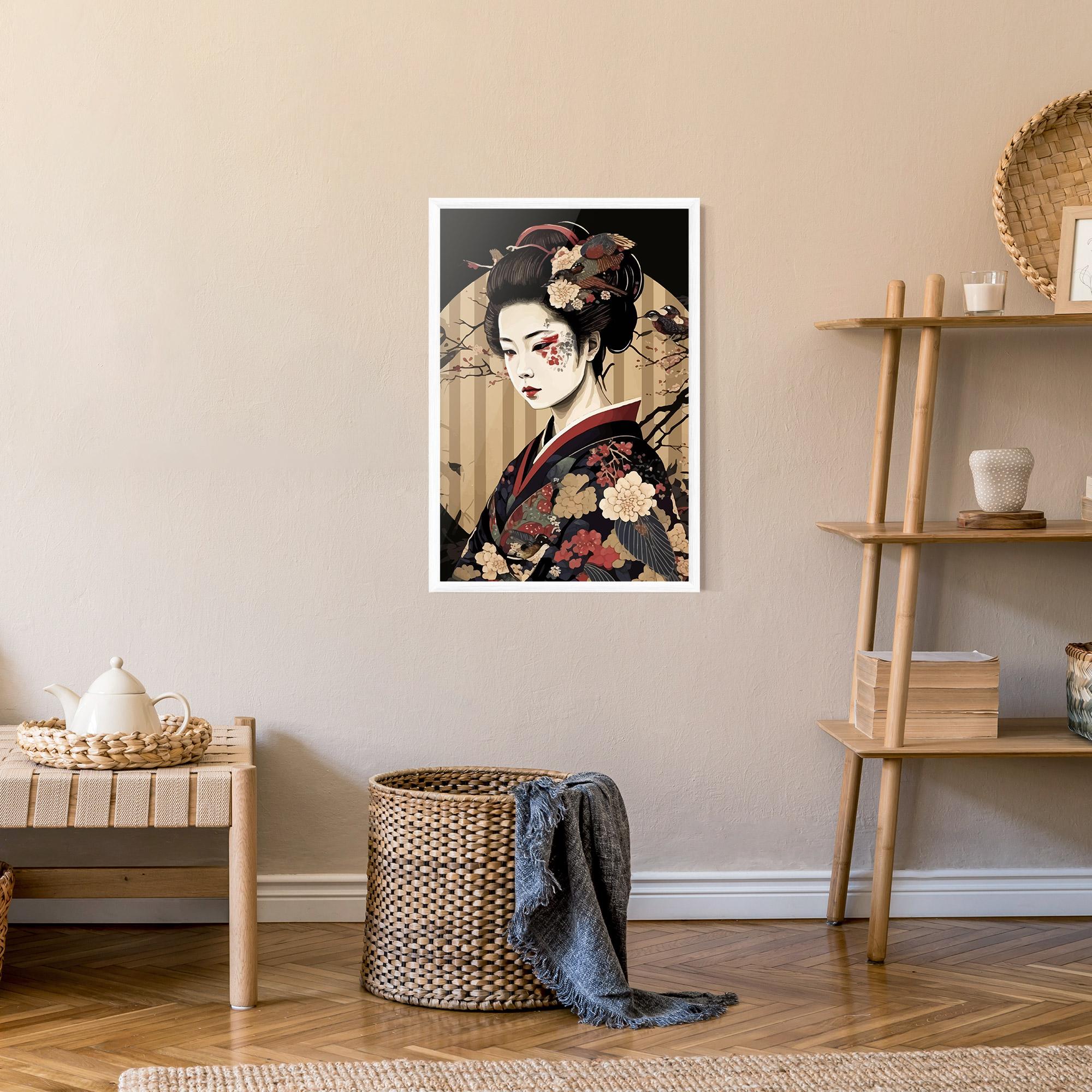 Gerahmte Poster Asiatic Lady mockup 9