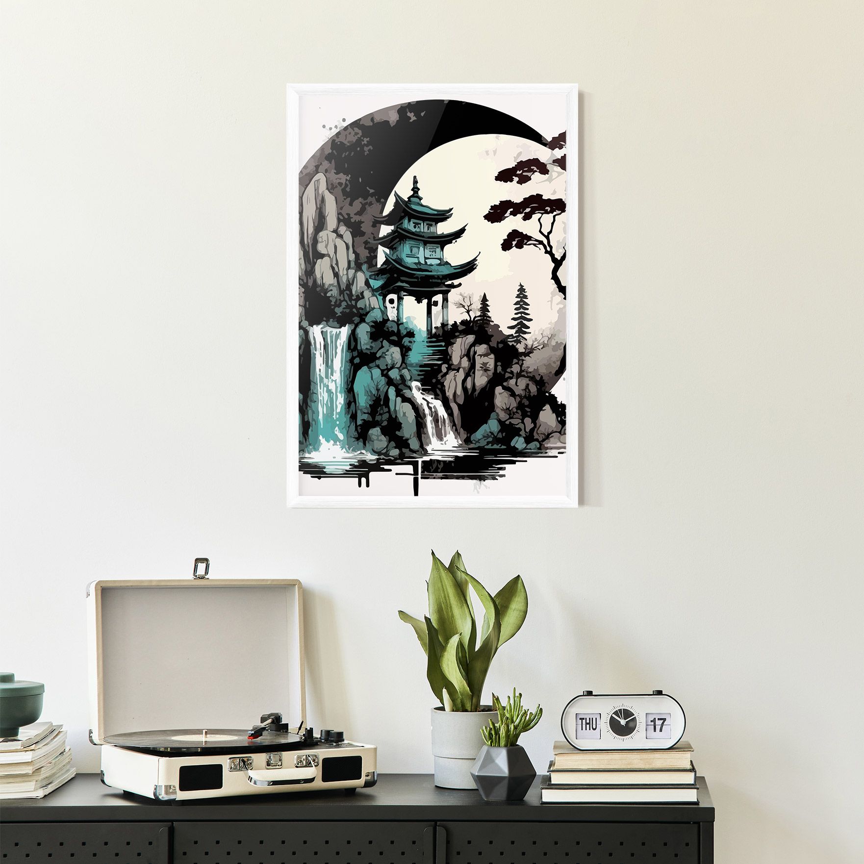 Blue Temple Art mockup 2