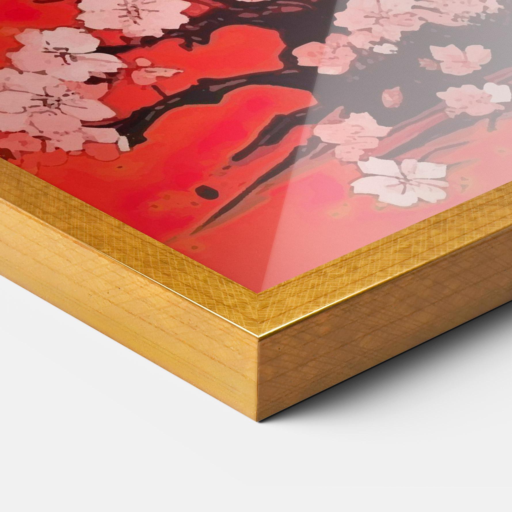 Gerahmte Poster Katana Art mockup 3