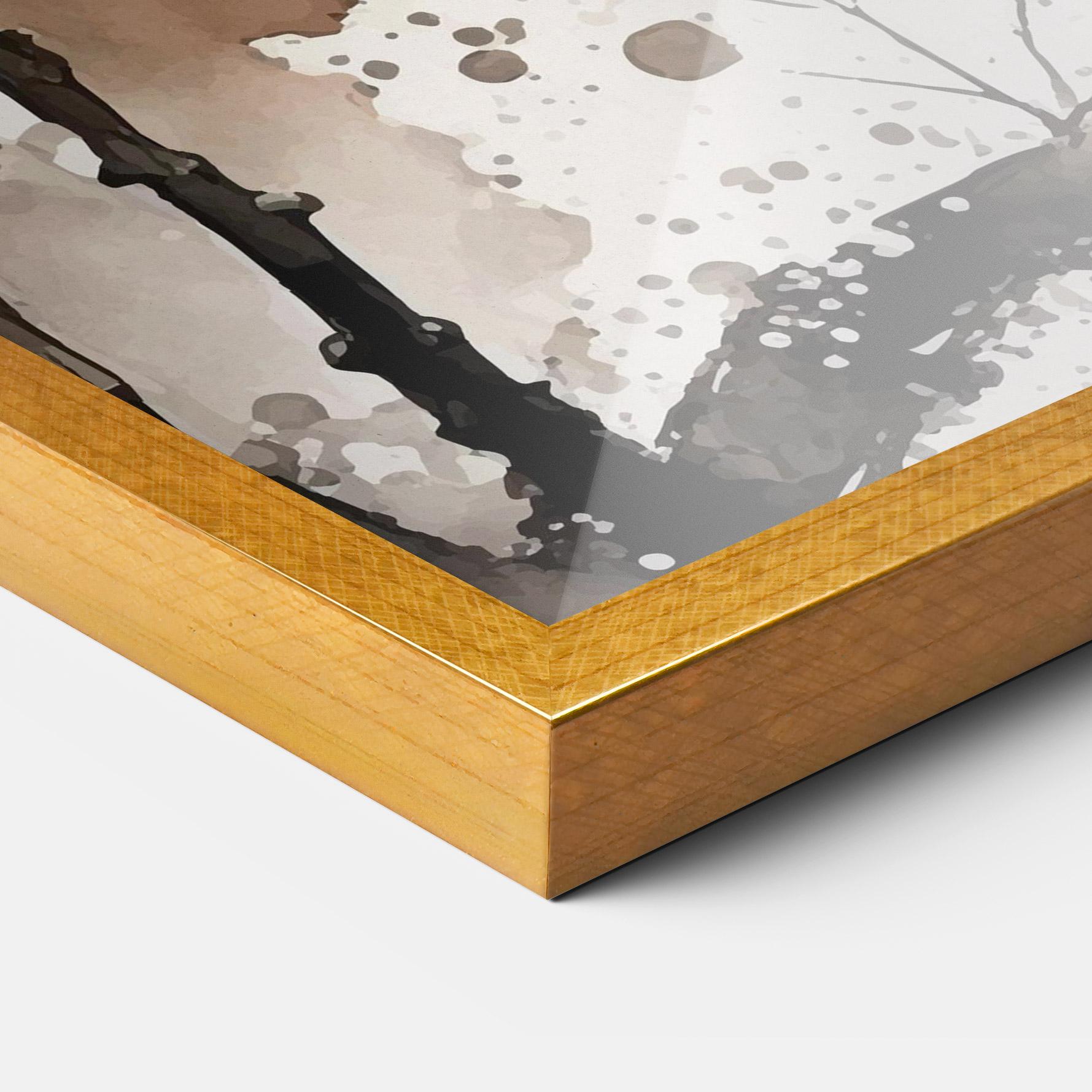 Gerahmte Poster Panda Asiatic View mockup 3