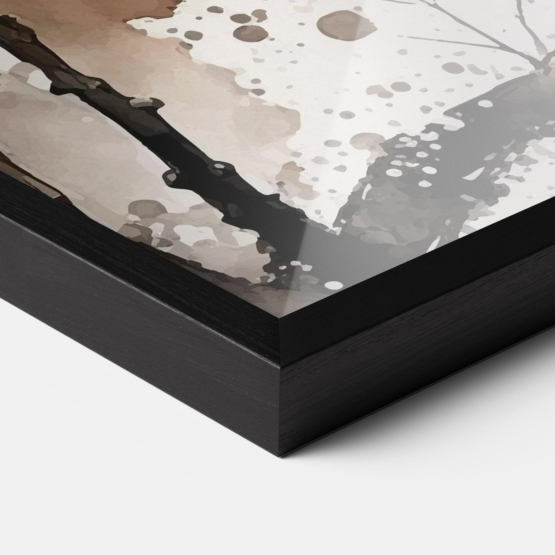 Gerahmte Poster Panda Asiatic View mockup 3