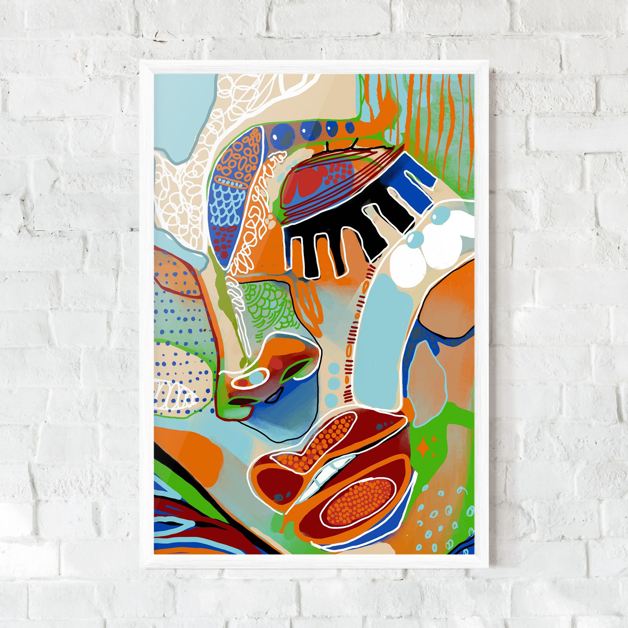 Abstract Face Art mockup 0